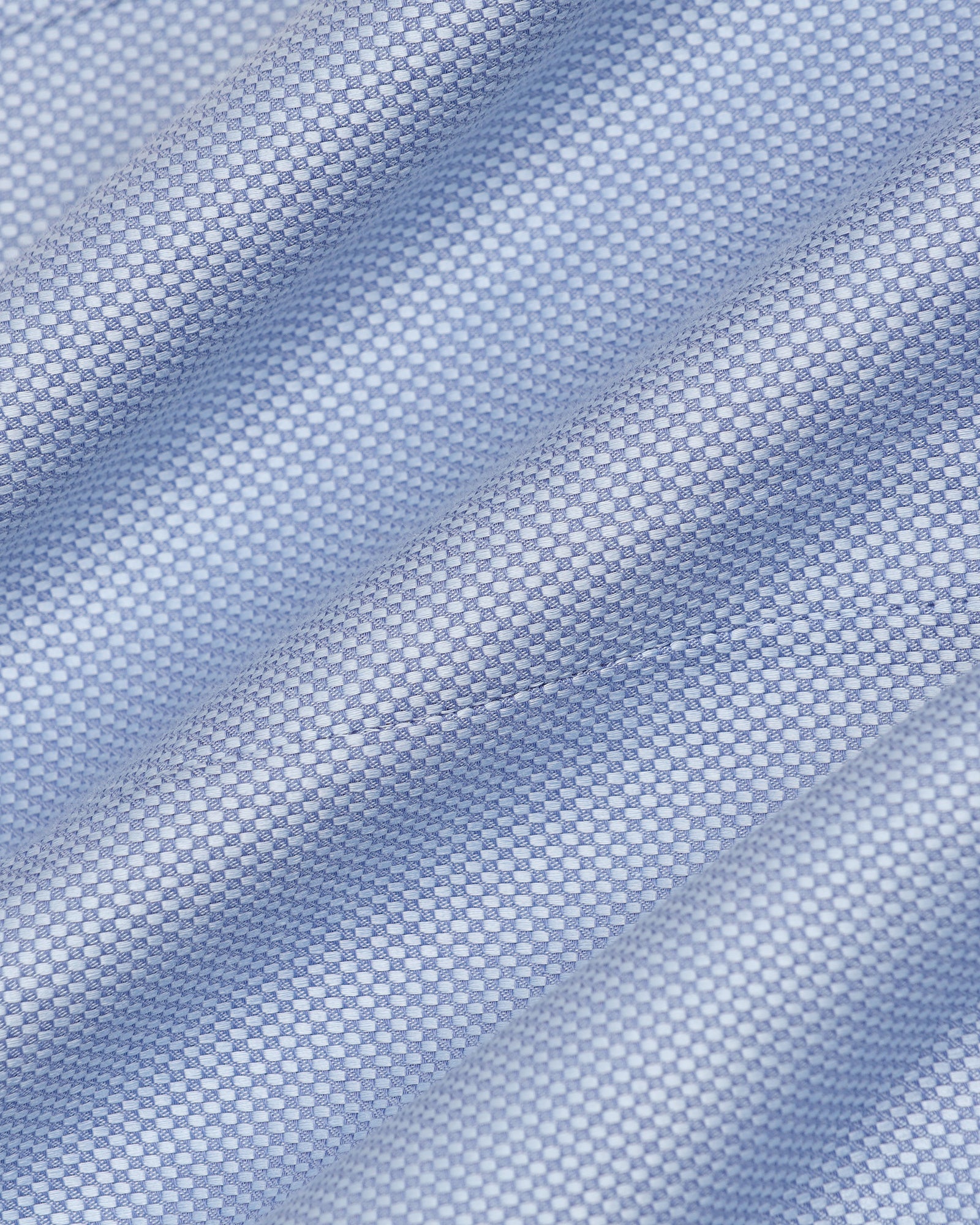 Formal Mid Blue Textured Shirt - Quent - Image 6