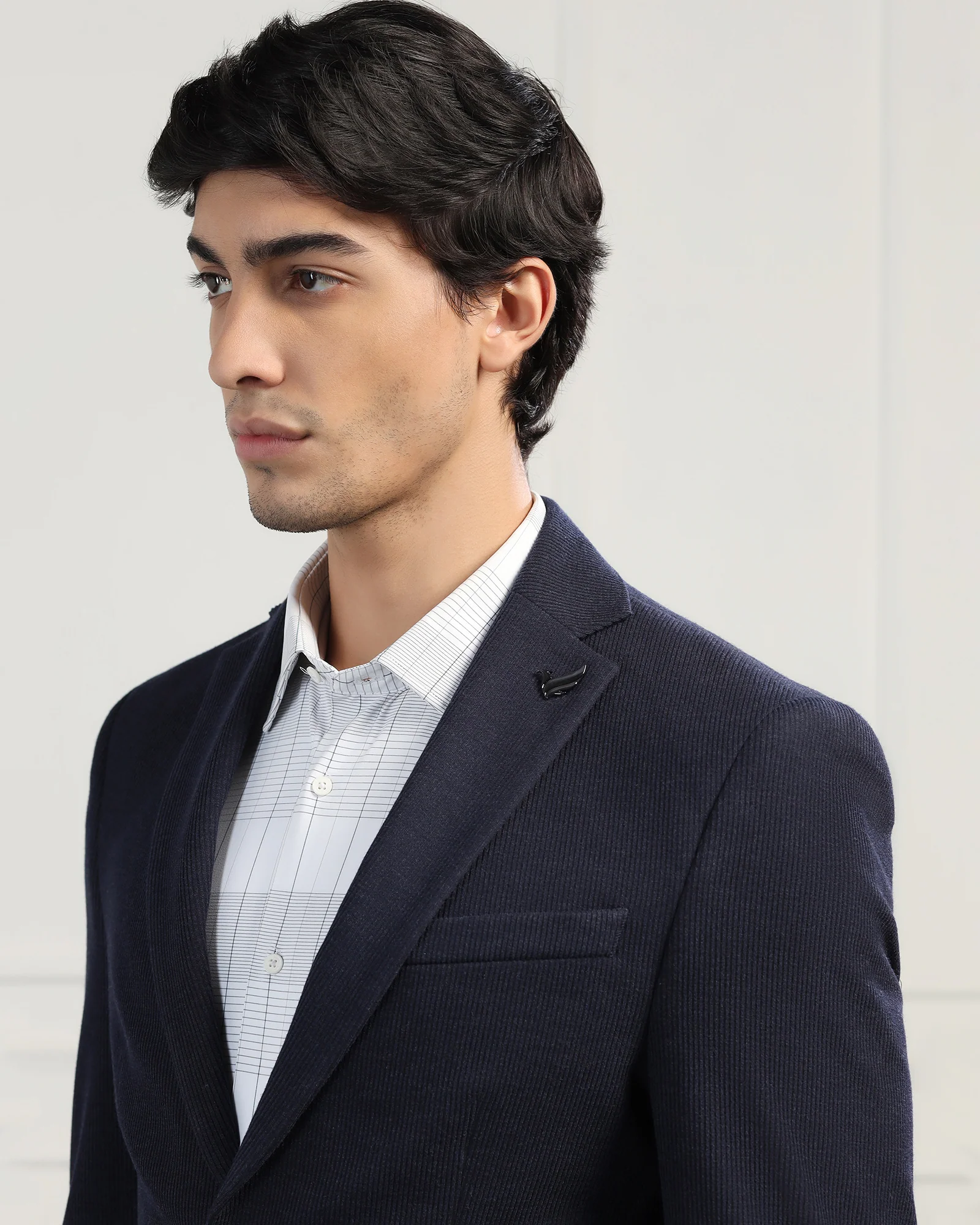 Formal Navy Stripe Blazer - Nios - Image 4
