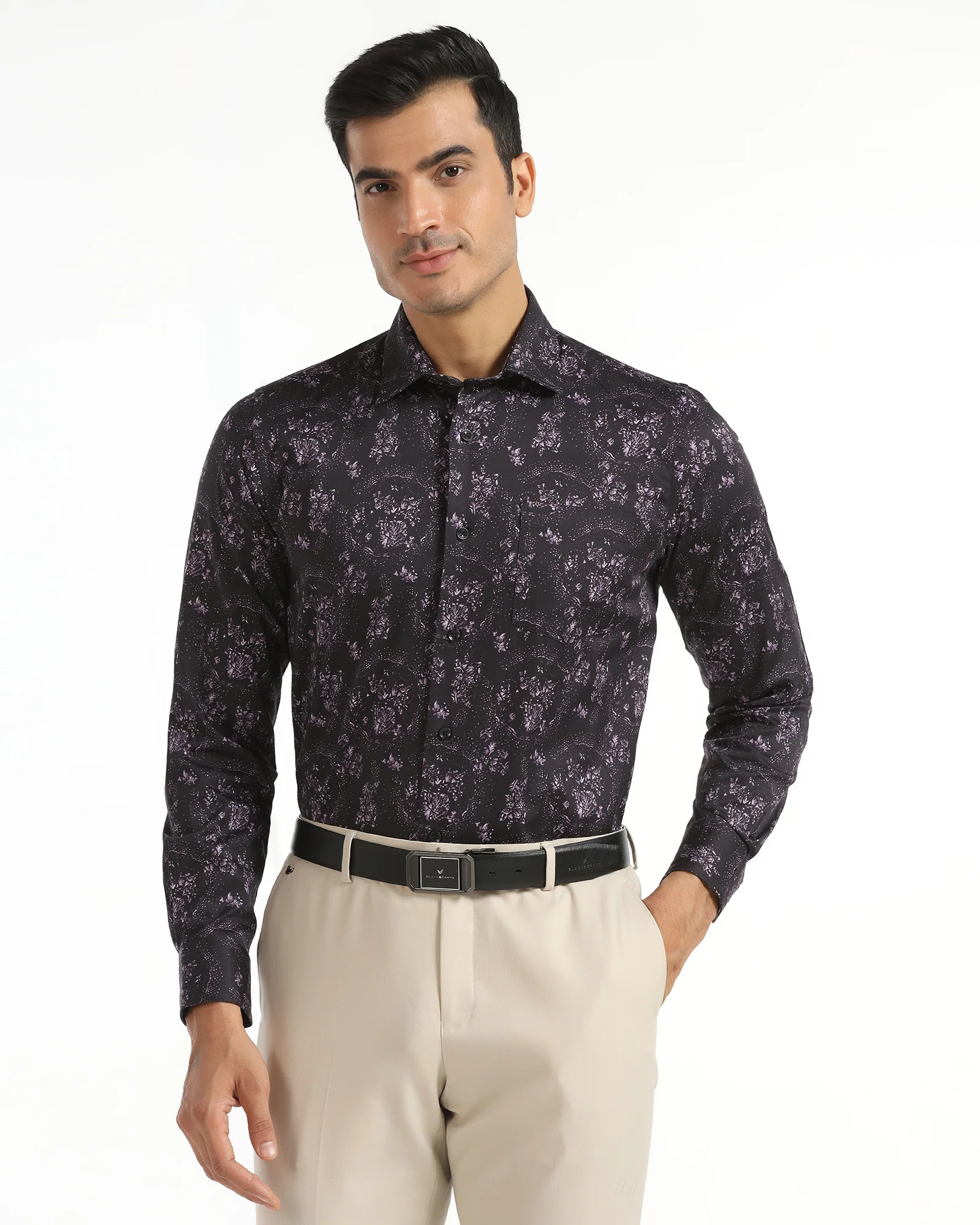 Formal Purple Printed Shirt - Tyson
