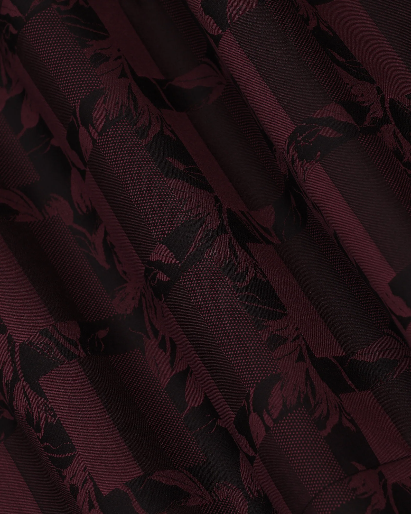 Formal Wine Jacquard Shirt - Latin - Image 6