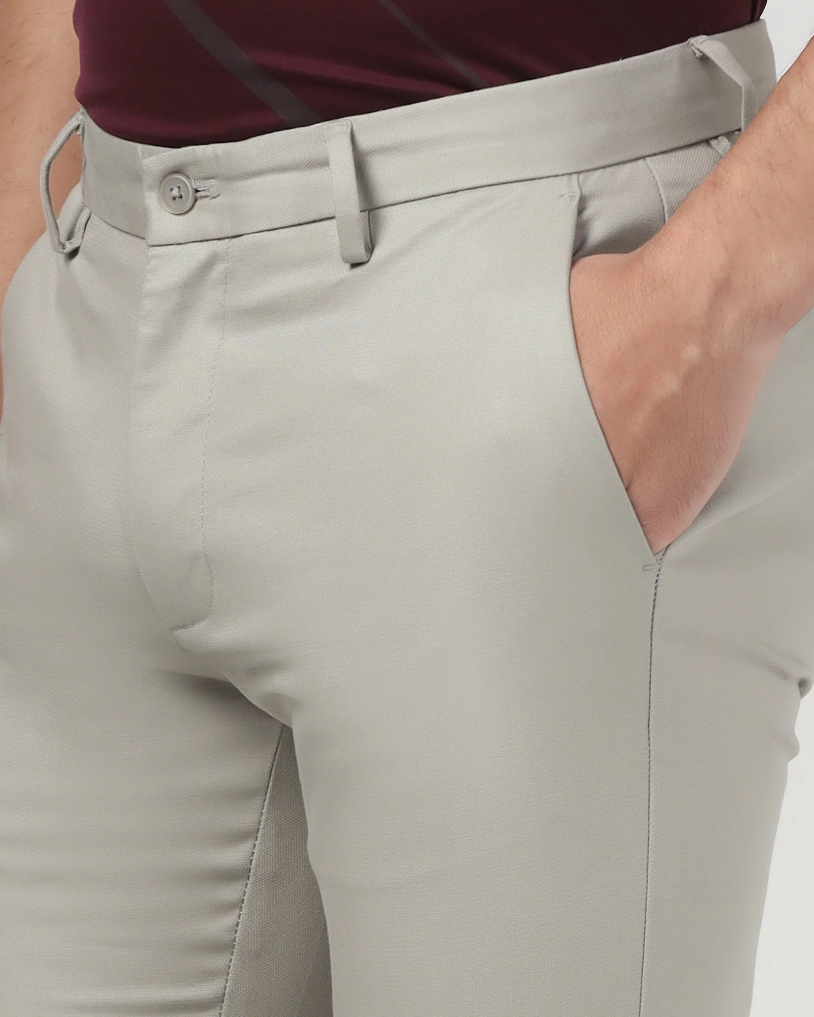 Grey Textured Khaki - Ibis - Image 4