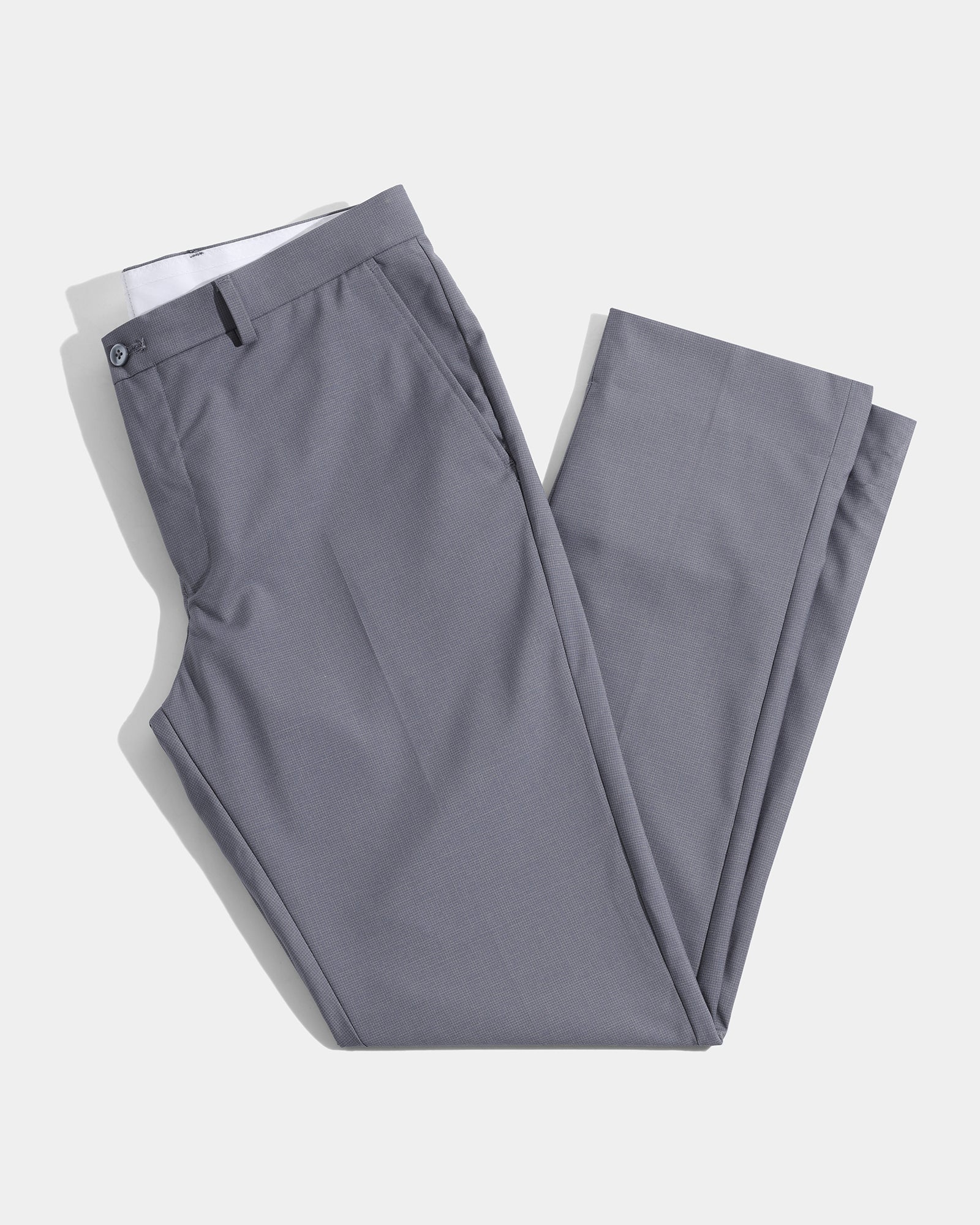 Grey Textured Trouser - Bernardo - Image 5