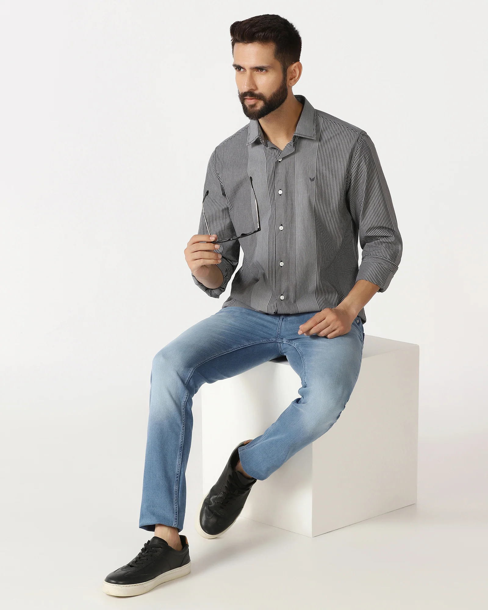Indigo Super Clean Slim Fit Jeans - Milo - Image 6