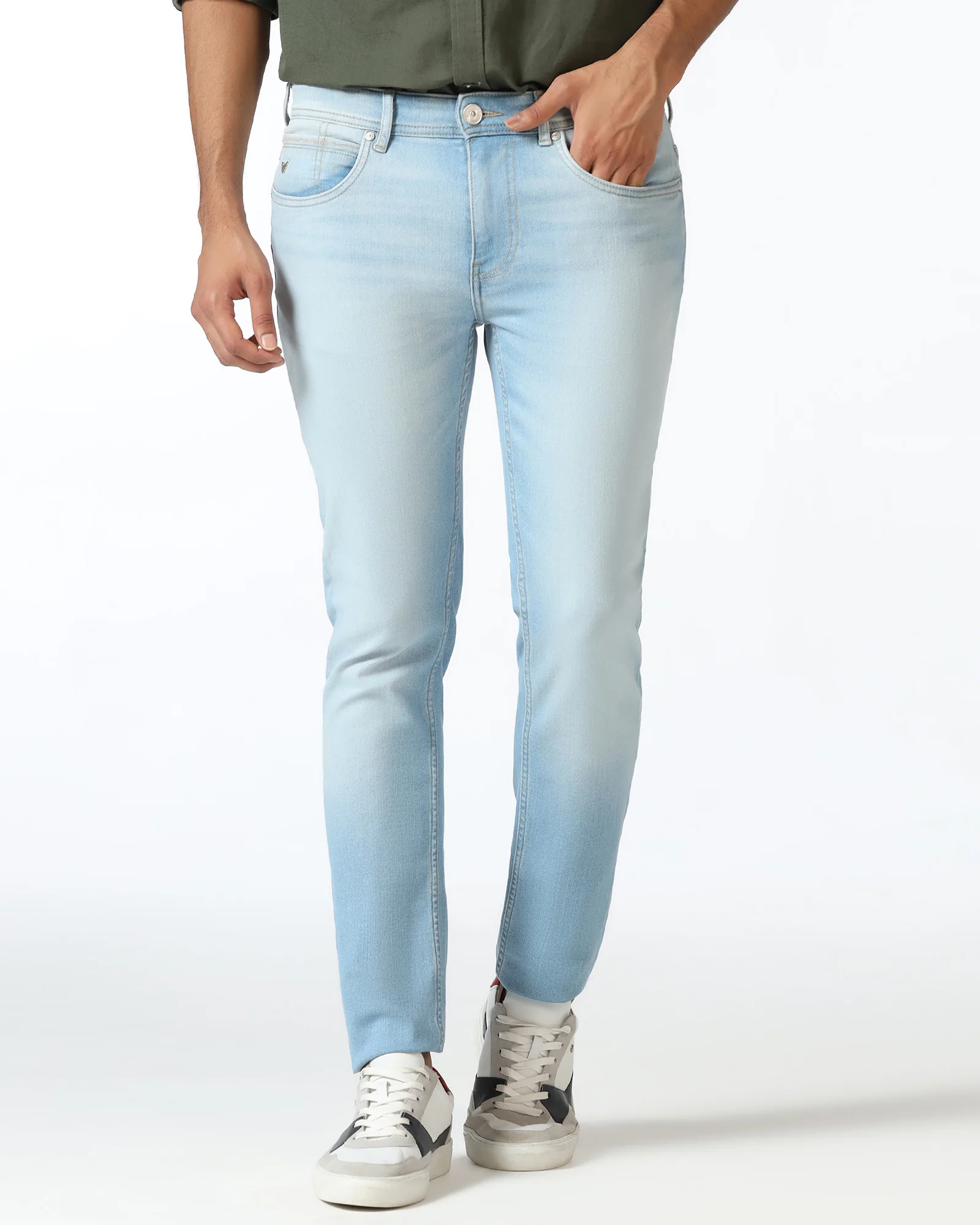 Indigo Superflex Slim Fit Jeans - Ron - Image 3