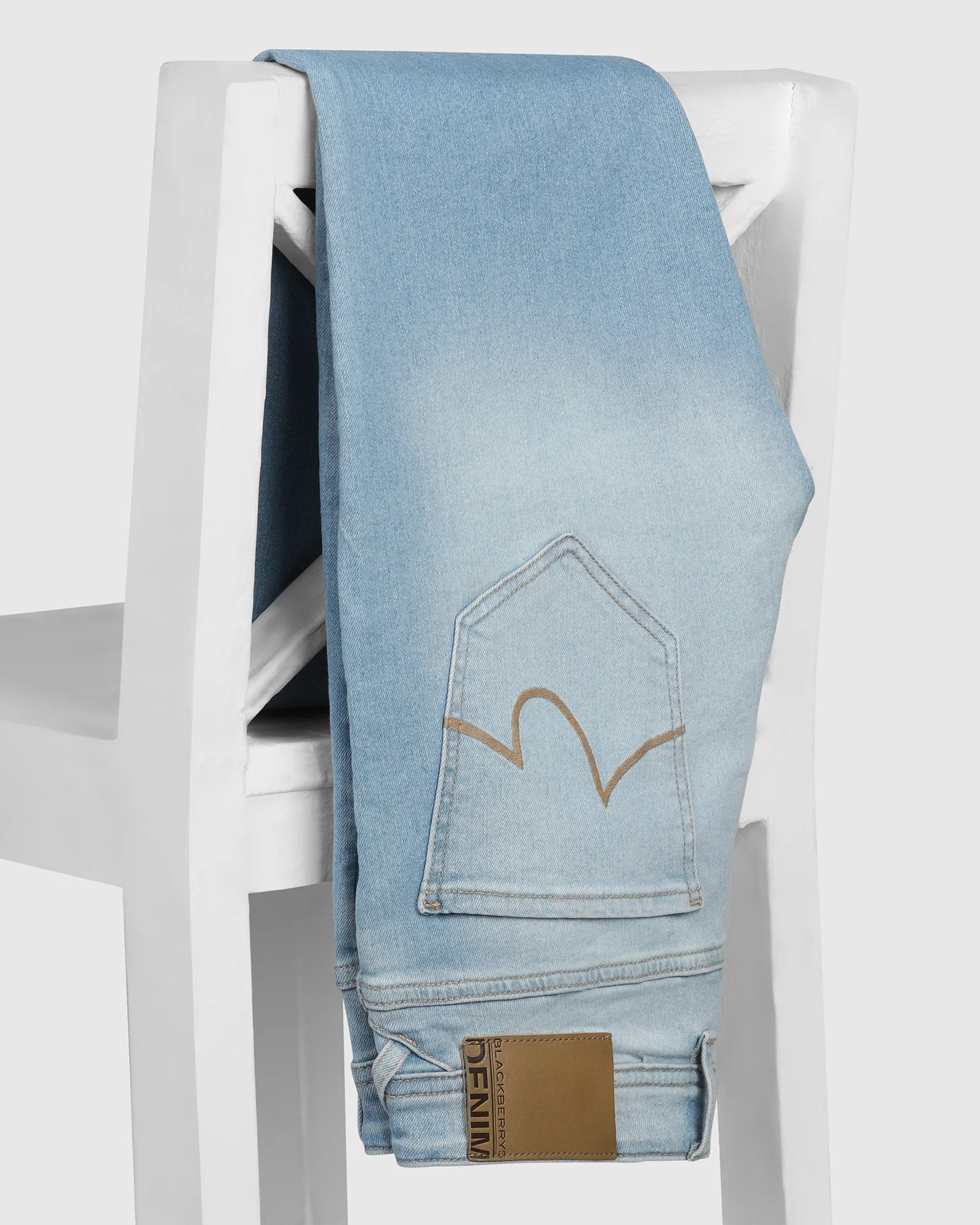 Indigo Superflex Slim Fit Jeans - Ron - Image 5