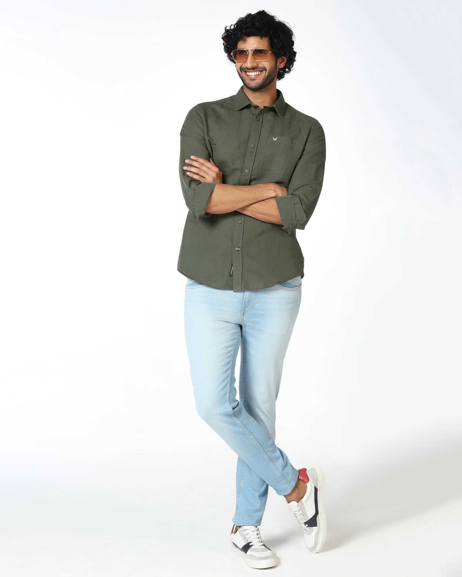Indigo Superflex Slim Fit Jeans - Ron - Image 7