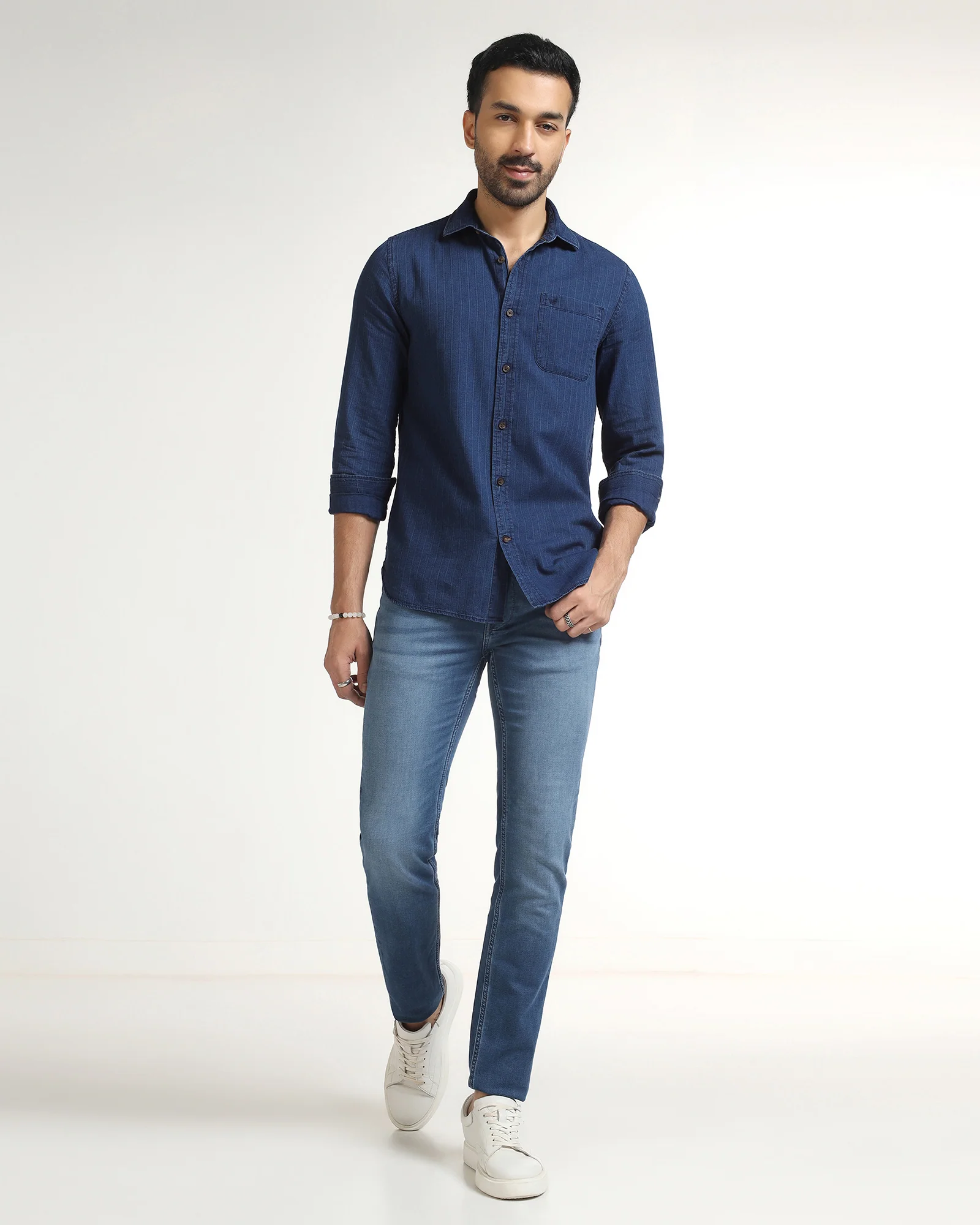 Indigo Stripe Shirt - Zivago - Image 3