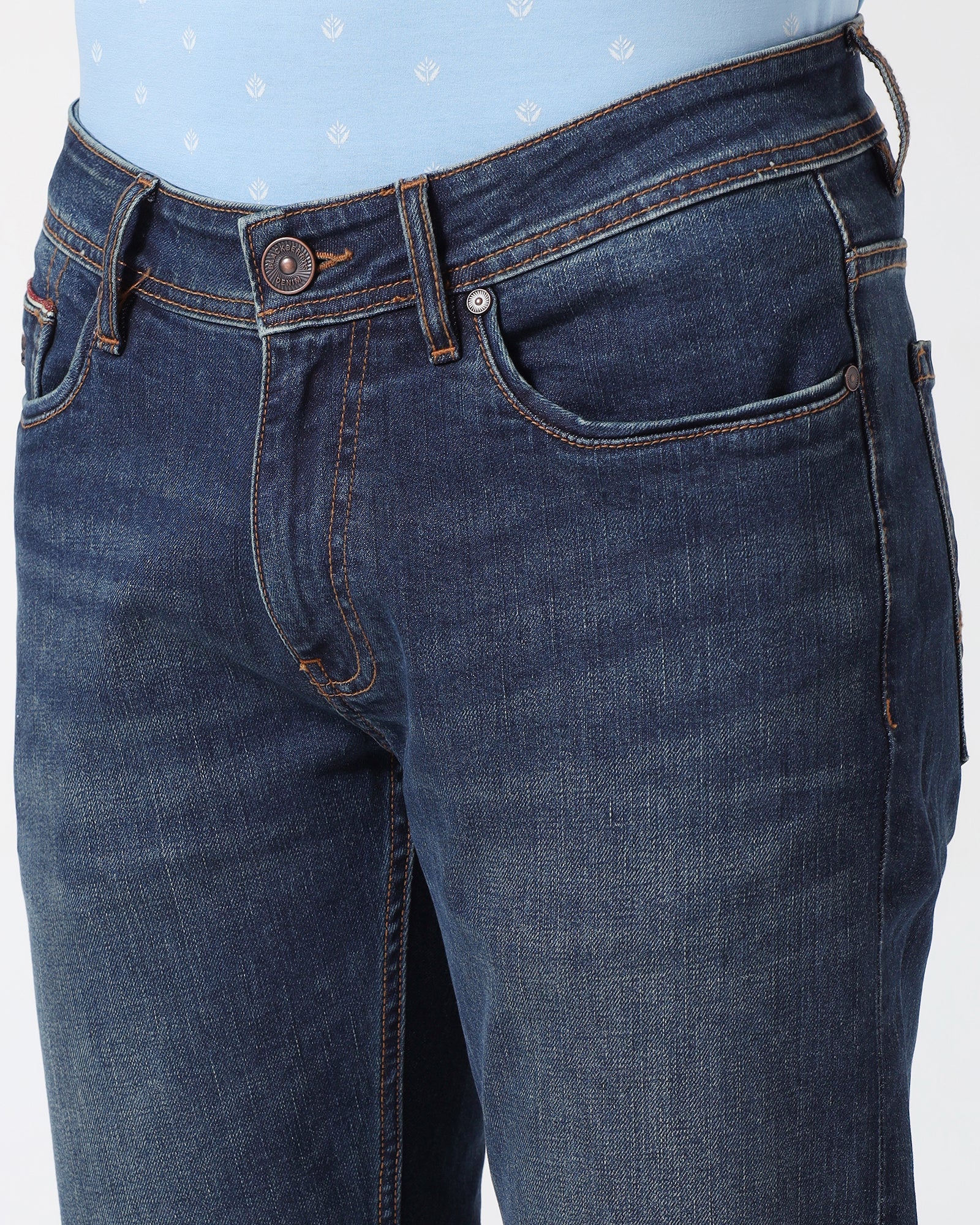 Indigo Super Clean Slim Comfort Jeans - Luke - Image 4