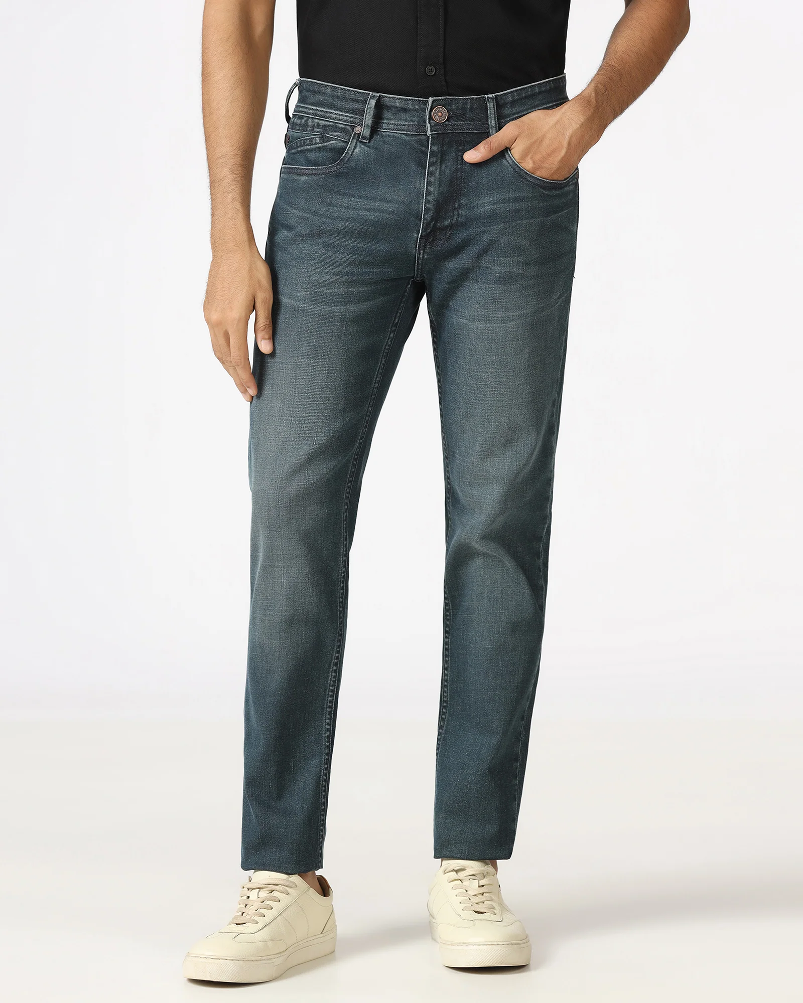 Indigo Super Clean Slim Fit Jeans - Zoe - Image 3