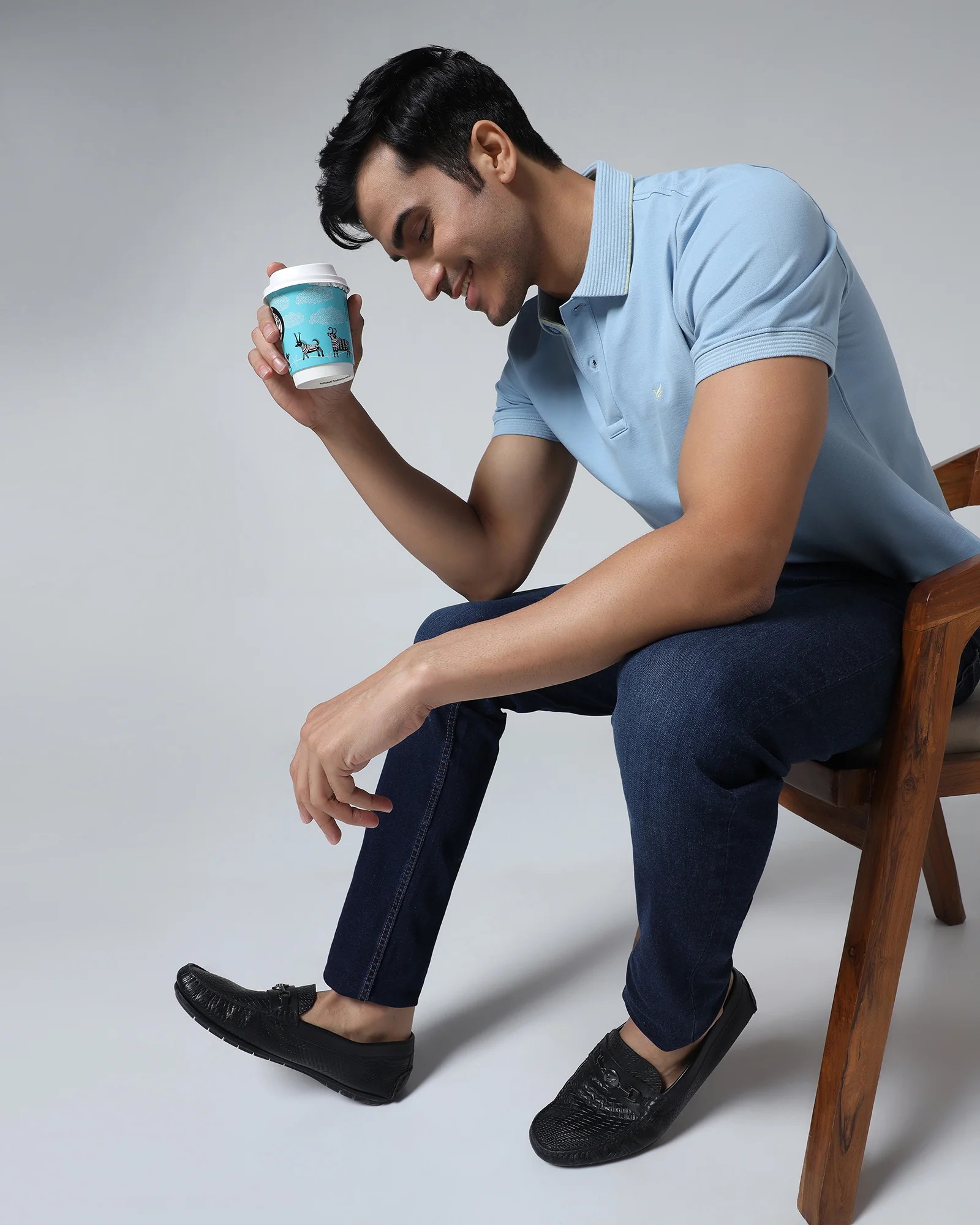 Indigo Superflex Slim Fit Jeans - Dino - Image 5
