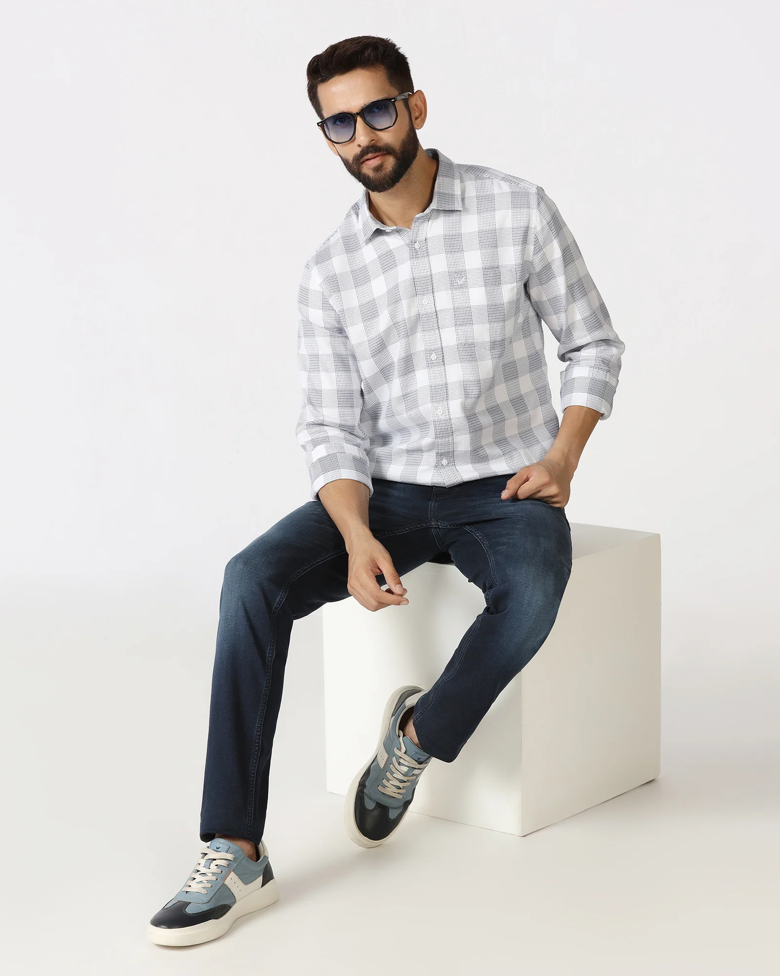 Indigo Ultrasoft Slim Comfort Jeans - Arne - Image 6