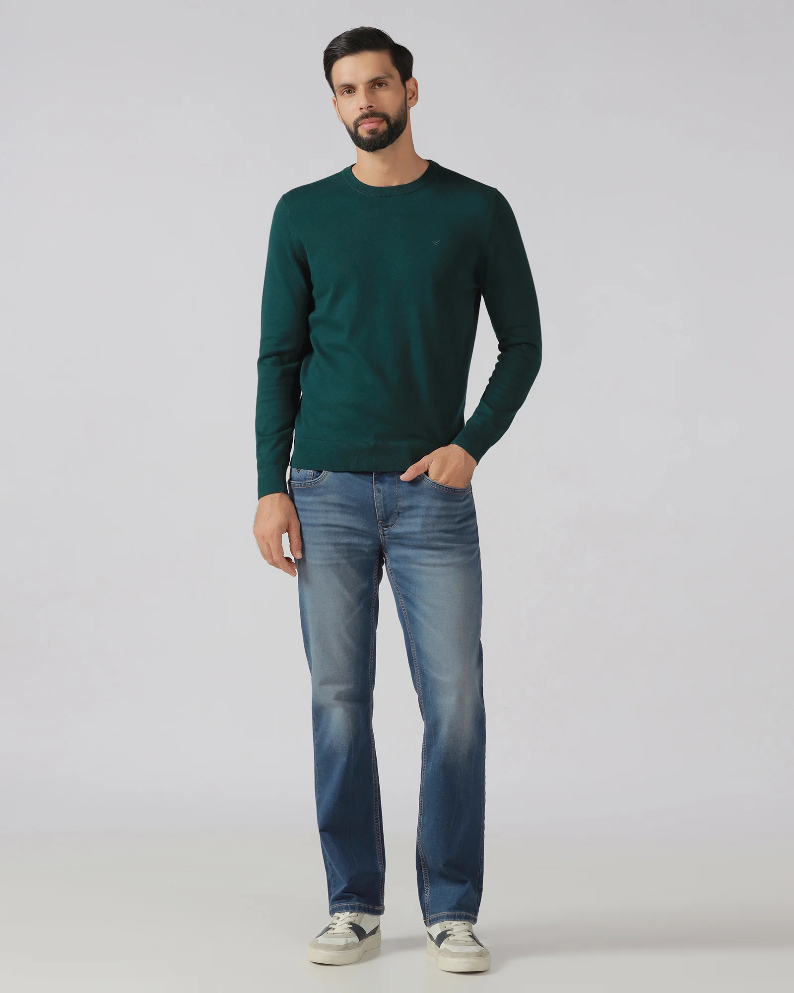 Indigo Ultrasoft Straight Comfort Jeans - Hagen