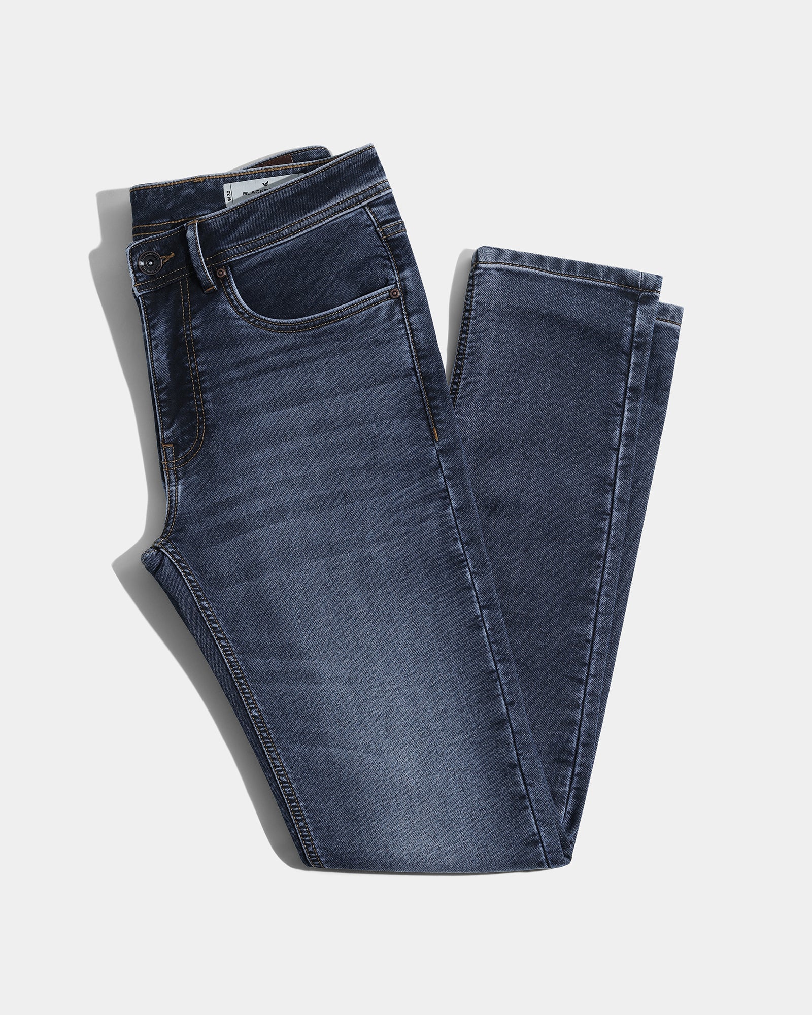 Indigo Ultrasoft Slim Fit Jeans - Bertram - Image 5