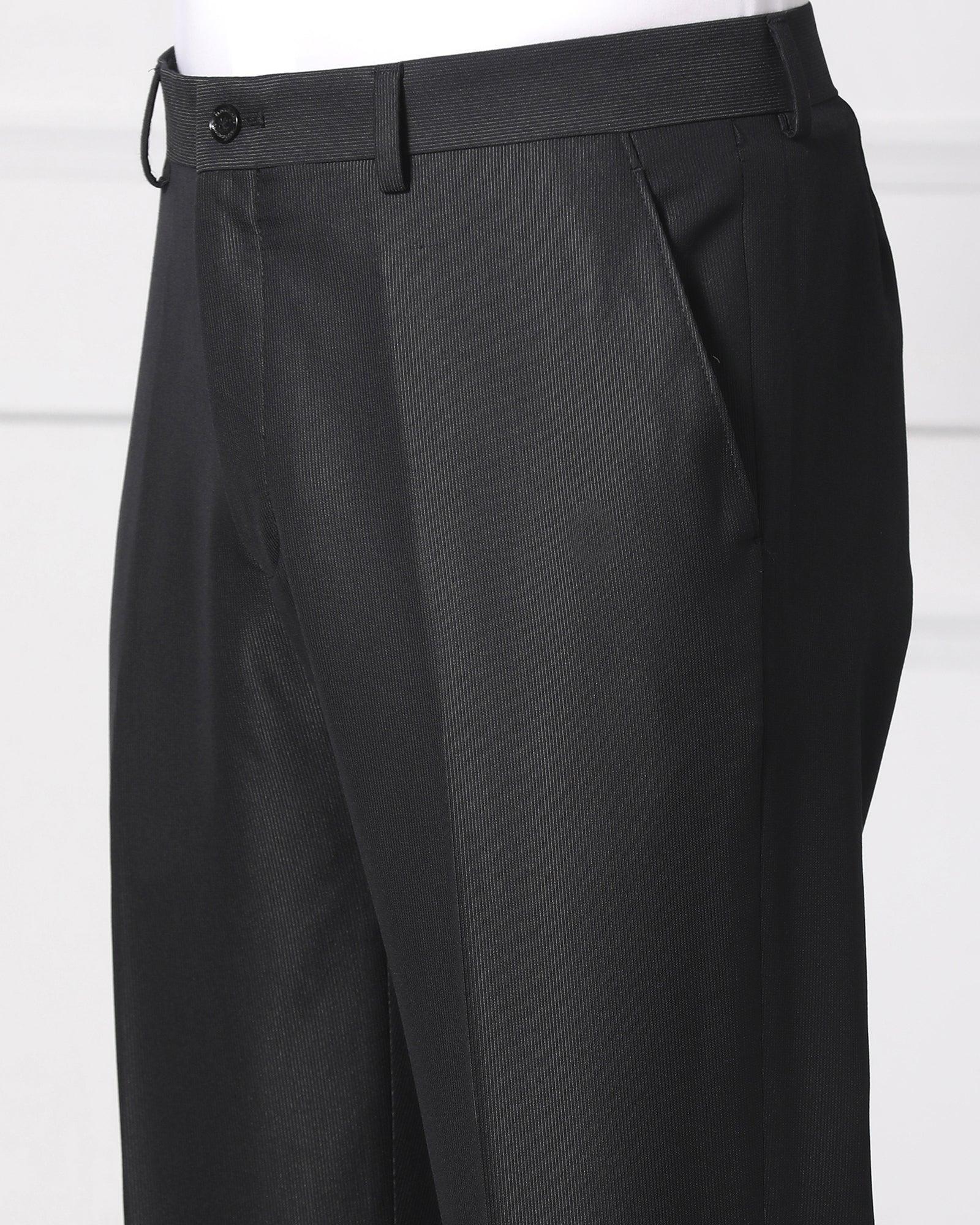 Must Haves Three Piece Black Solid Formal Suit - Jaydon - Image 7