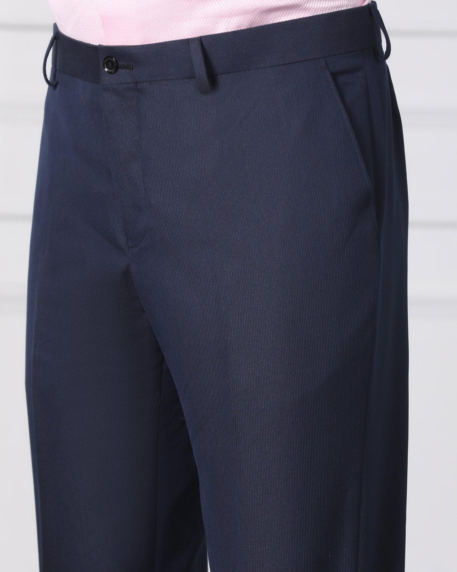 Must Haves Three Piece Navy Solid Formal Suit - Jaydon - Image 6