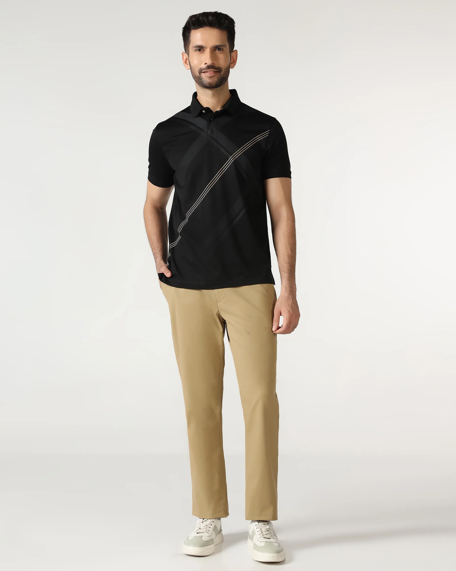 Khaki Solid Khakis - Mario