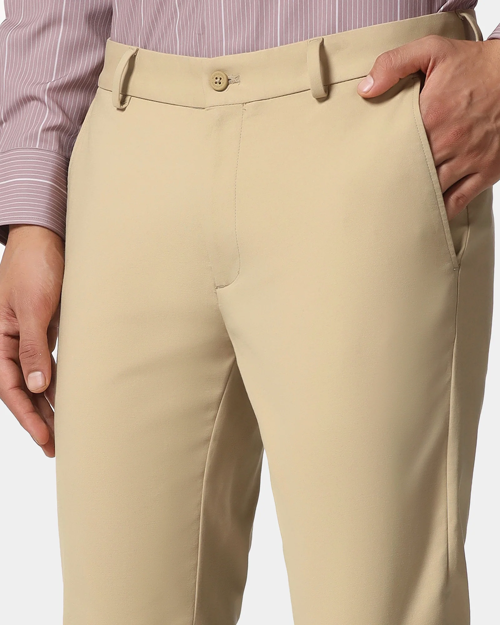 Khaki TechPro Textured Khakis - Sandy - Image 4
