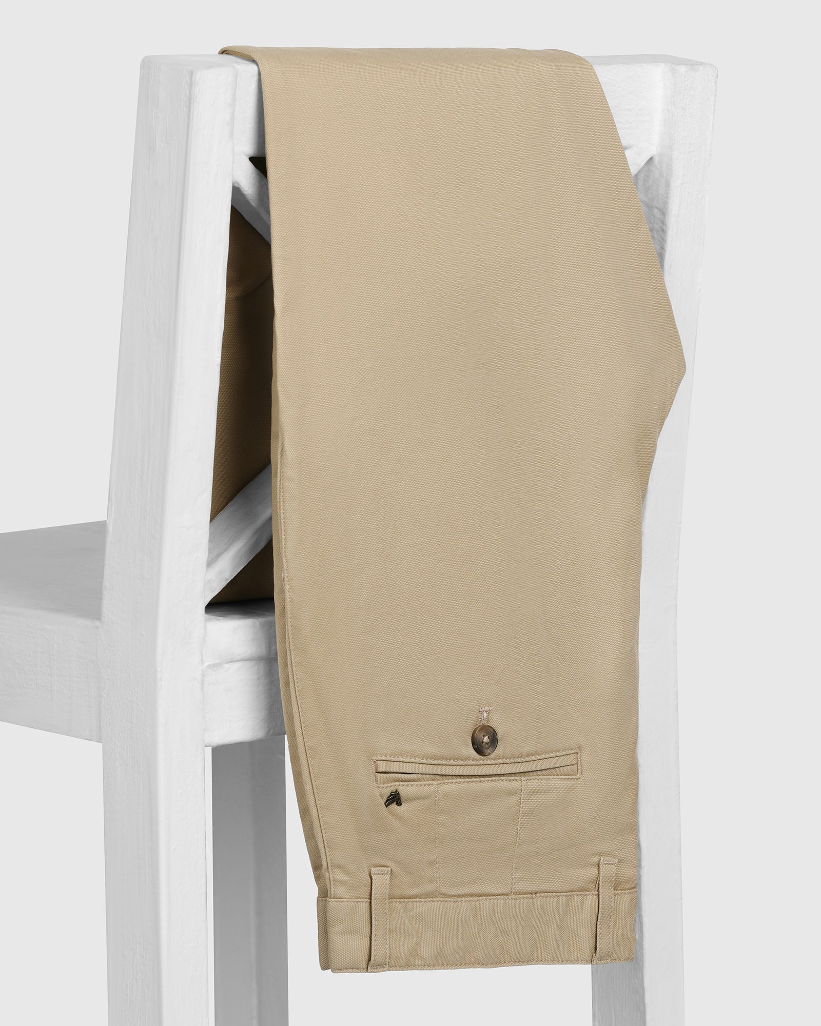 Khaki Textured Khakis - Kary - Image 5
