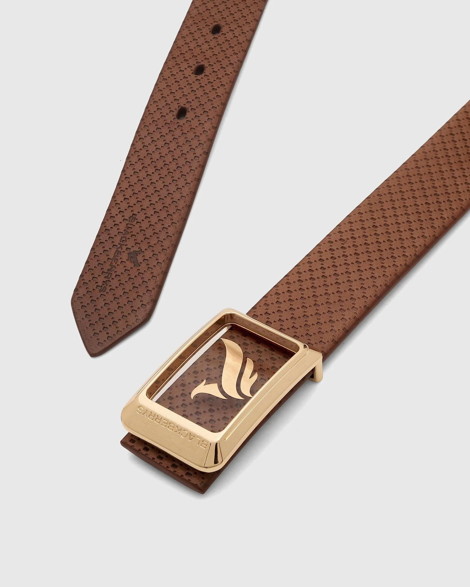 Leather Tan Textured Belt - Urseal - Image 2