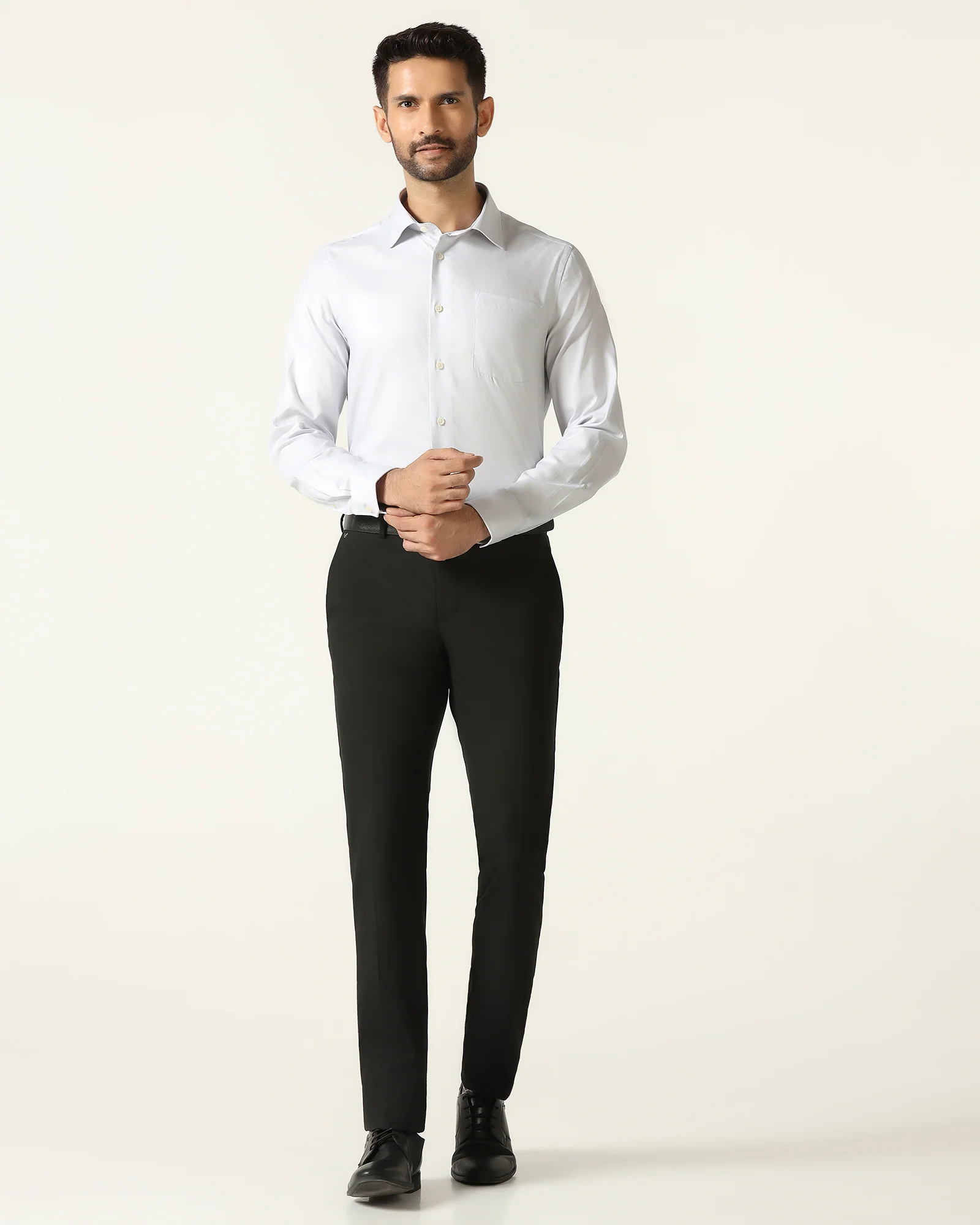 Light Grey Solid Shirt - Rally - Image 3