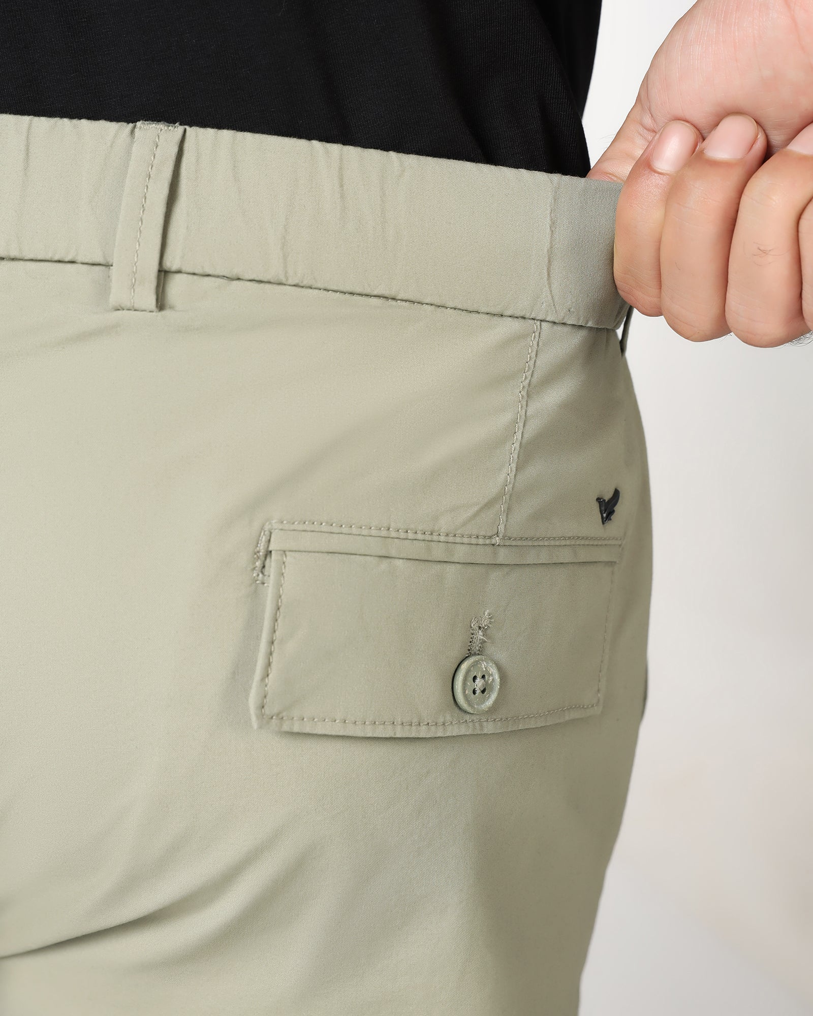 Light Olive Solid Khakis - Taurus - Image 6