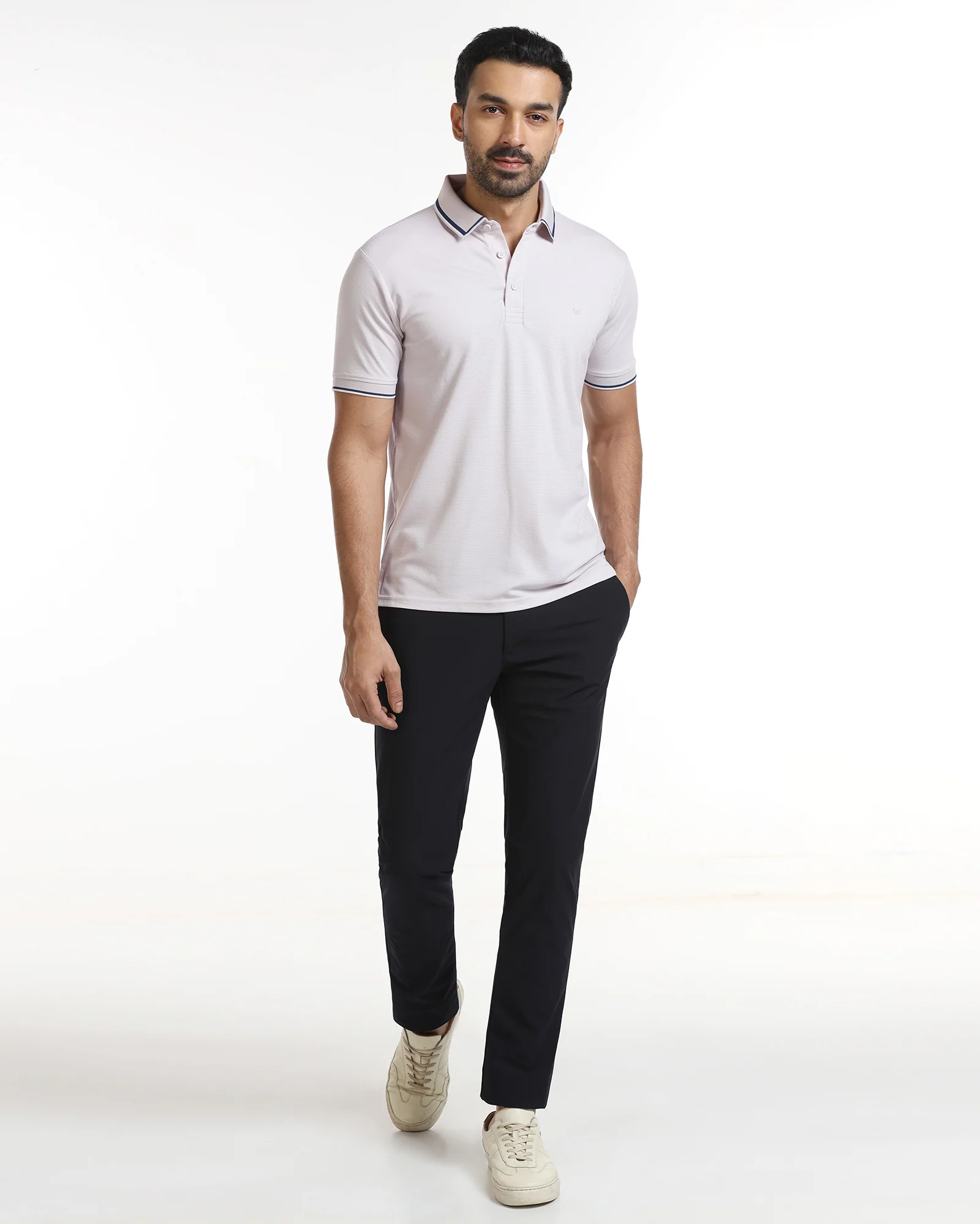 Light Purple TechPro Textured Polo - Titan - Image 3