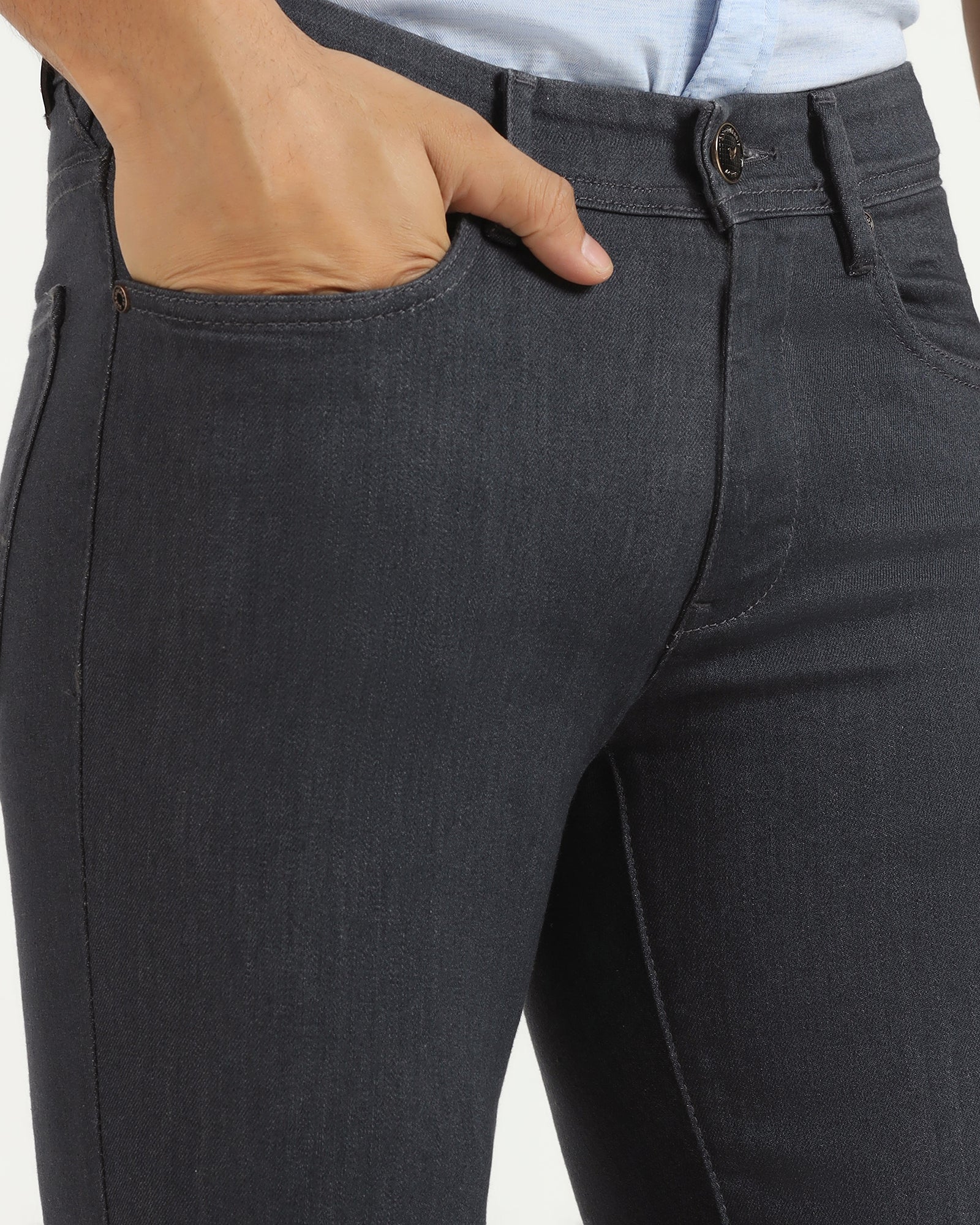 Luxe Slim Yonk Fit Grey Jeans - Brink - Image 4