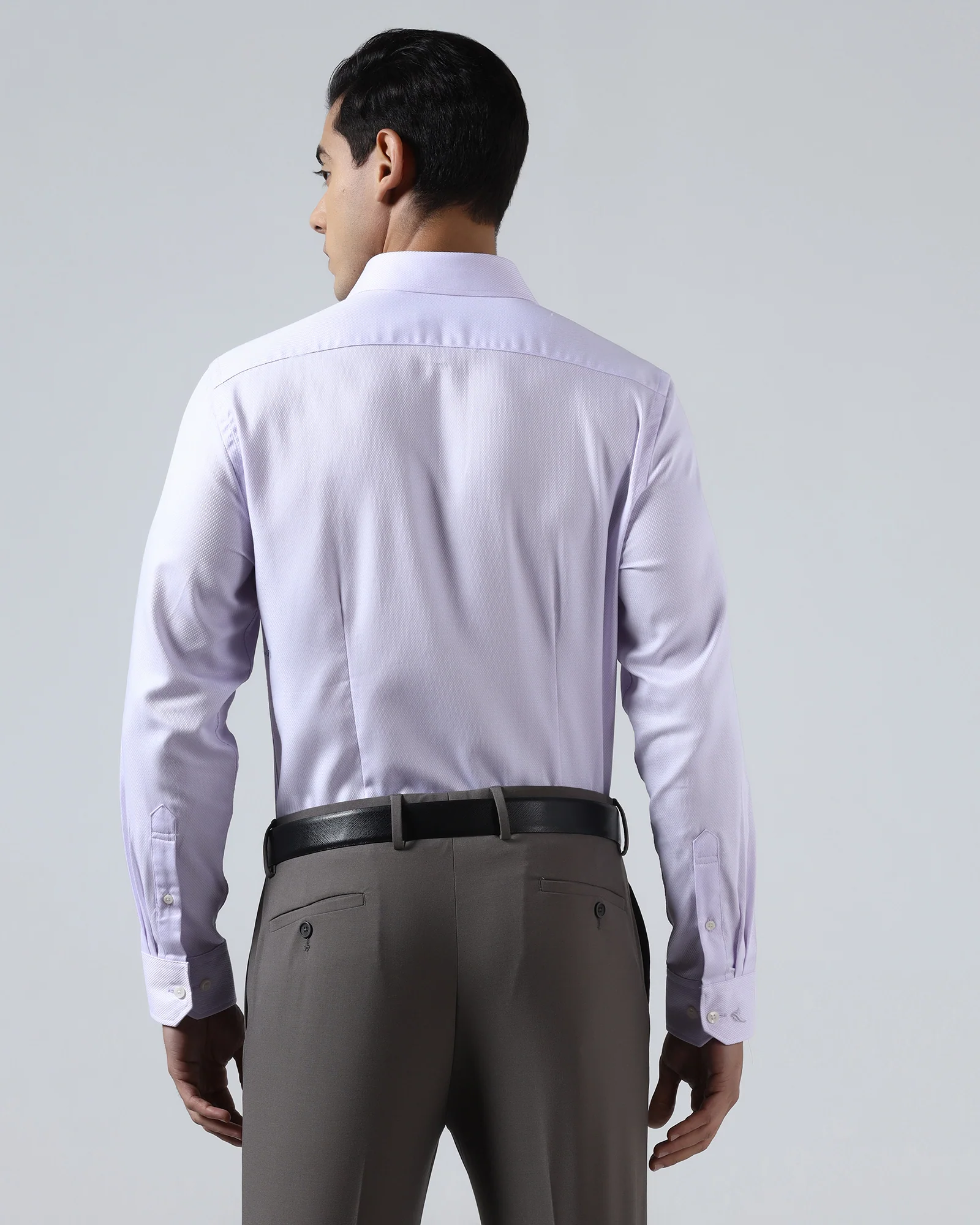 Mauve Textured Shirt - Quinn - Image 2