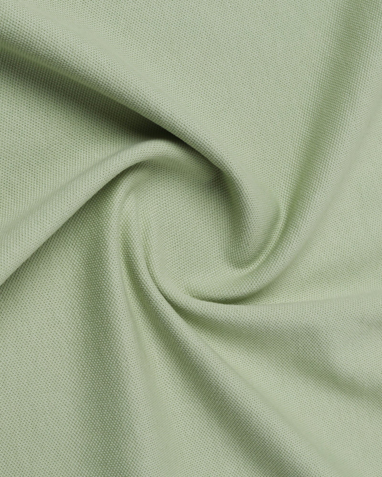 Mint Green Solid Polo - Aesun - Image 6