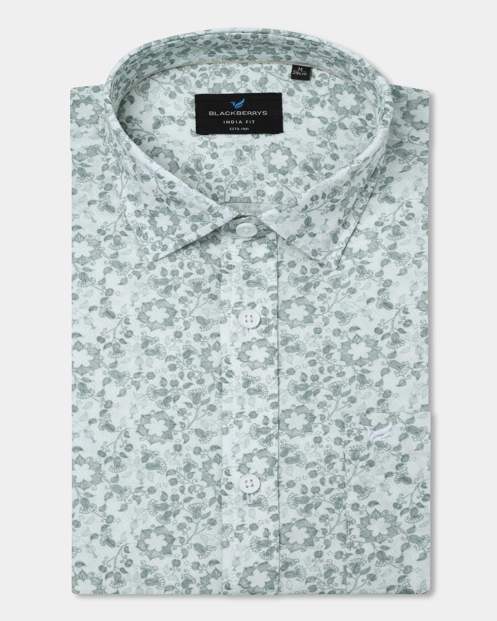 Mint Printed Shirt - Frilo - Image 5