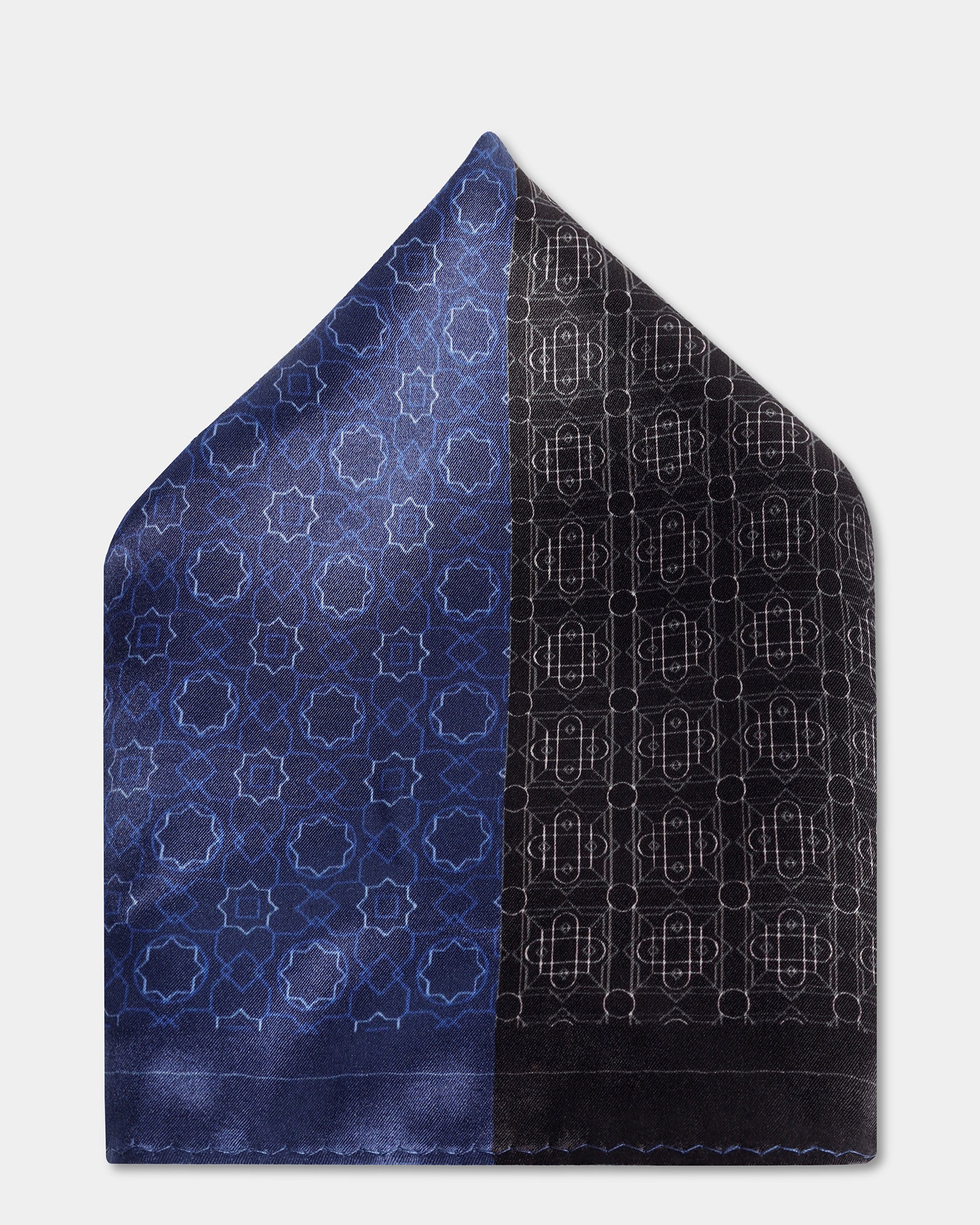 Multi Color Solid 100% Silk Pocket Square - Wakuram - Image 2