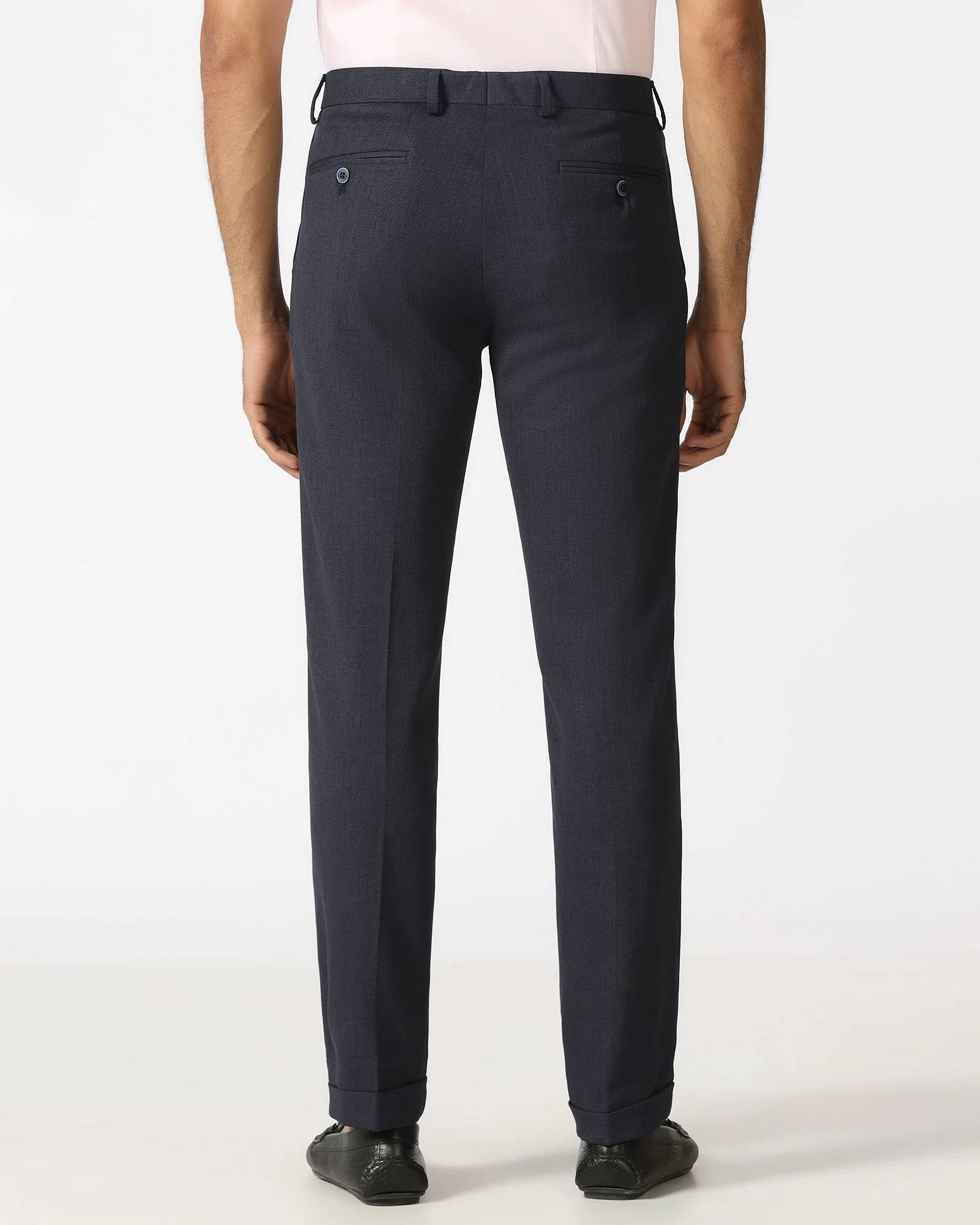 Navy Solid Trouser - Icon - Image 2
