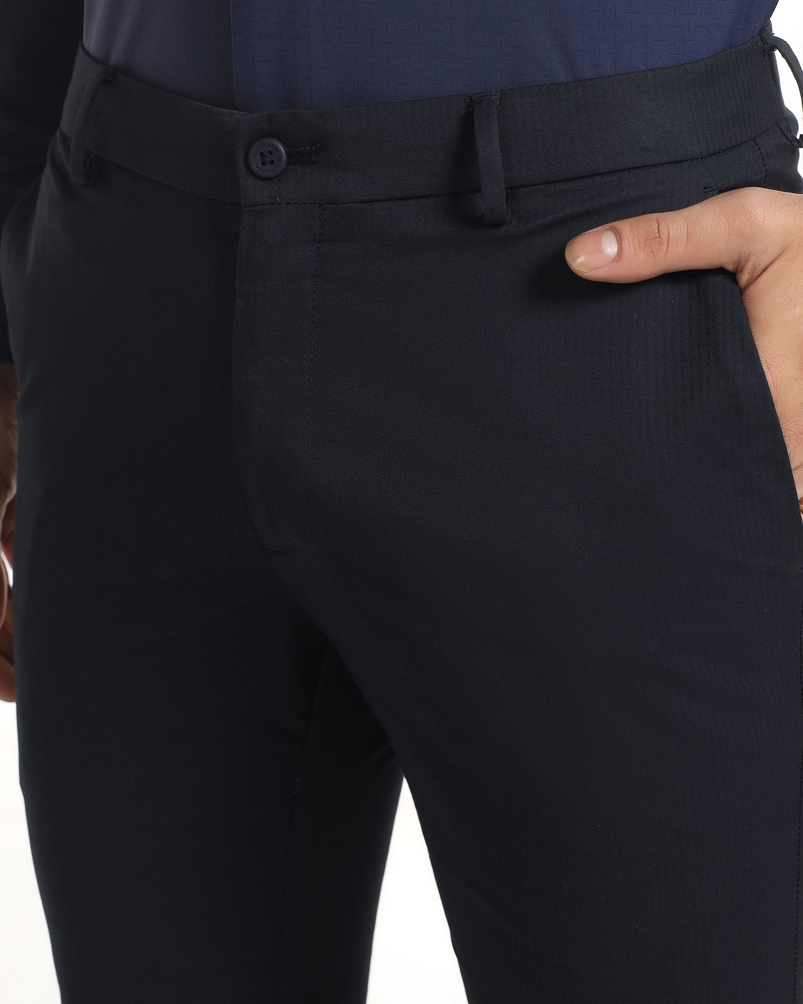 Navy TechPro Textured Khakis - Rapid - Image 4