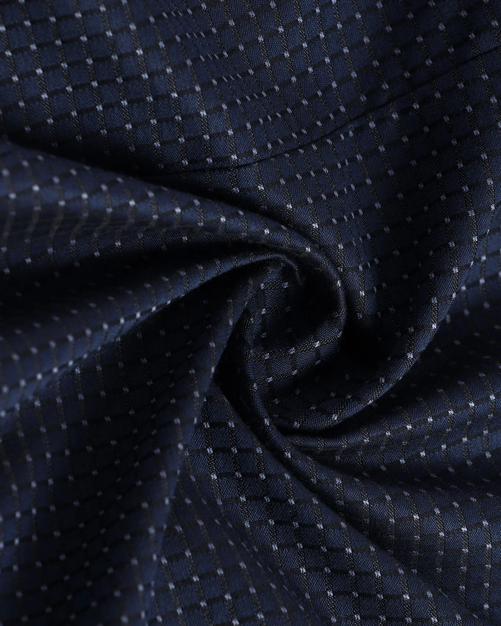 Navy Textured Shirt - Atlas - Image 6