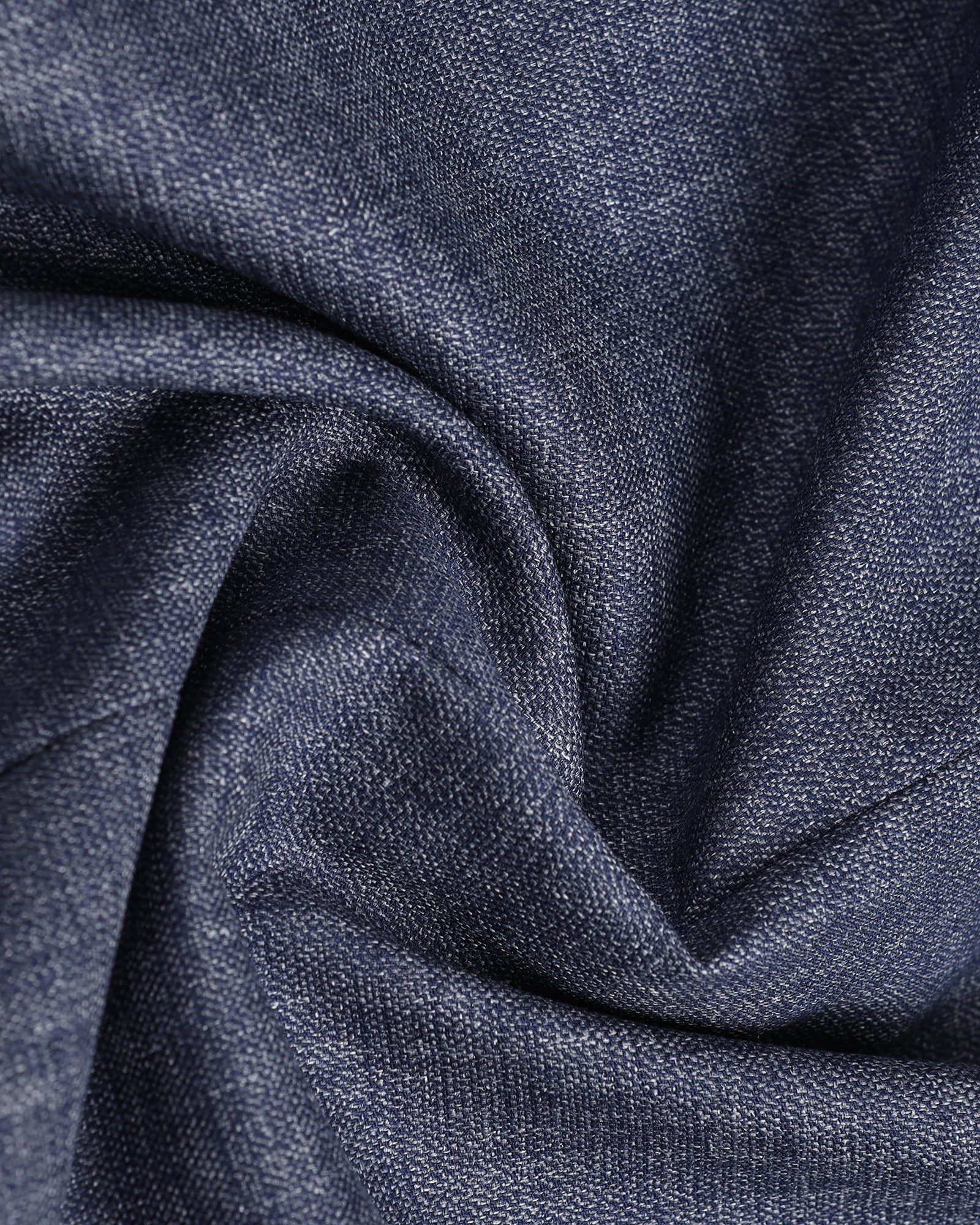Navy Three Piece Textured Suit - Zyme - Image 7