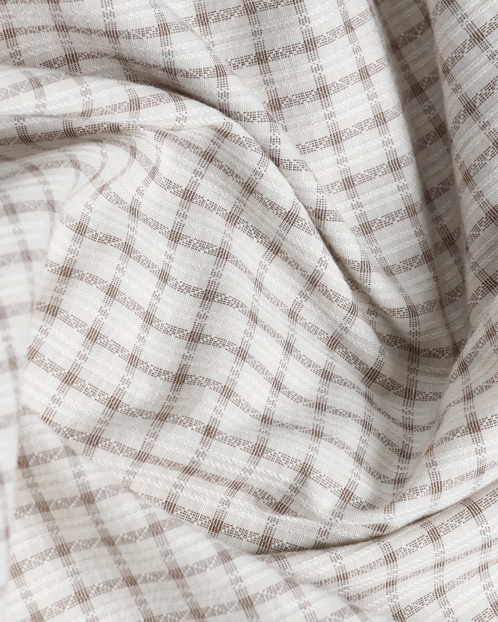 Off White Check Shirt - Nusa - Image 6