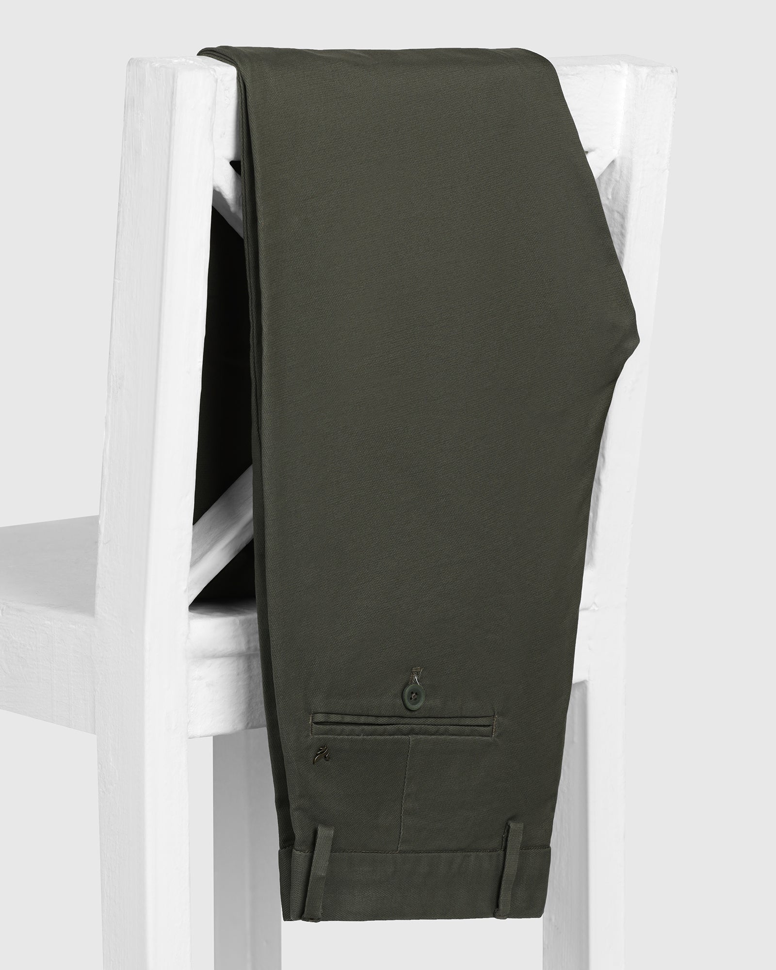 Olive Textured Khakis - Murray - Image 5