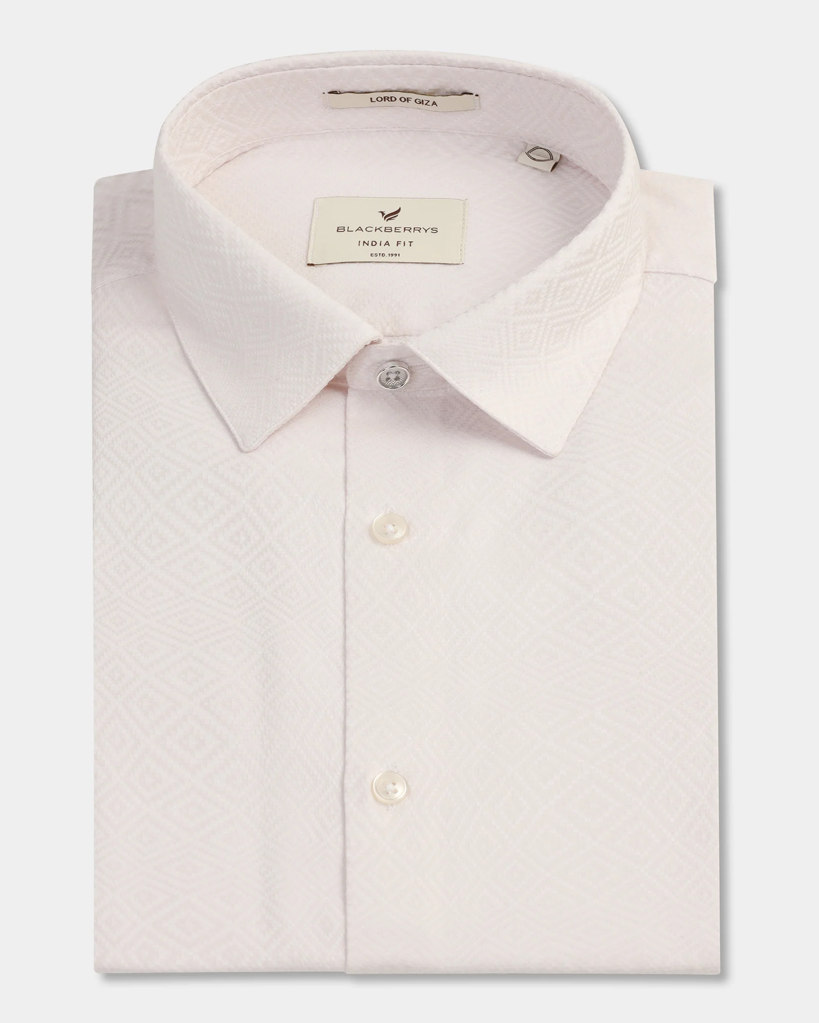 Peach Jacquard Shirt - Render - Image 5