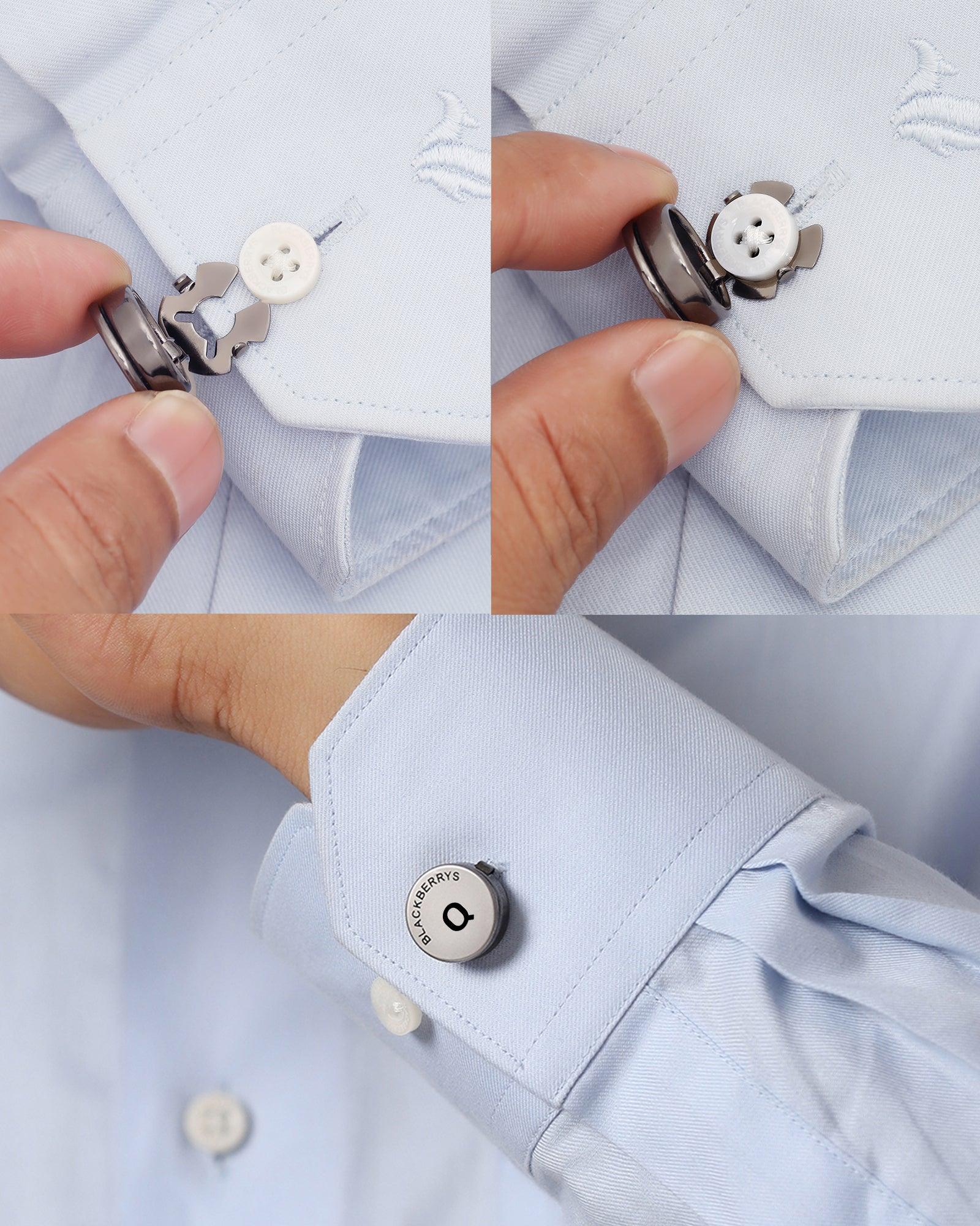 Shirt Button Cover With Alphabetic Initial-Q - Image 3
