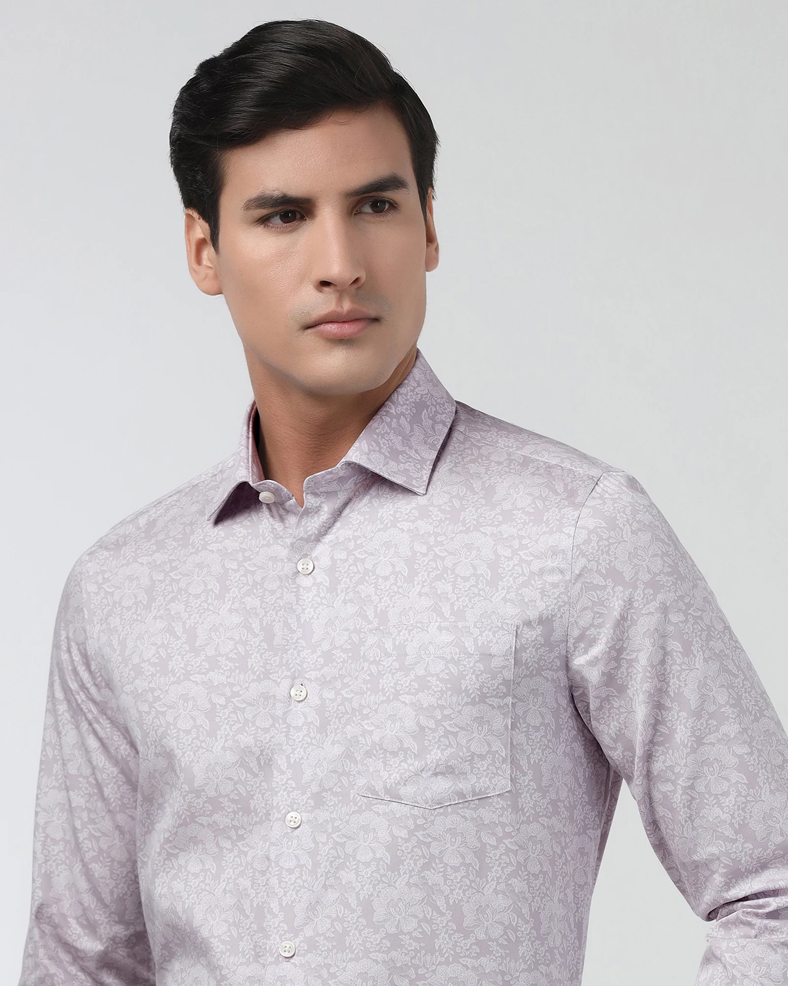 Pink Printed Shirt - Halen - Image 4