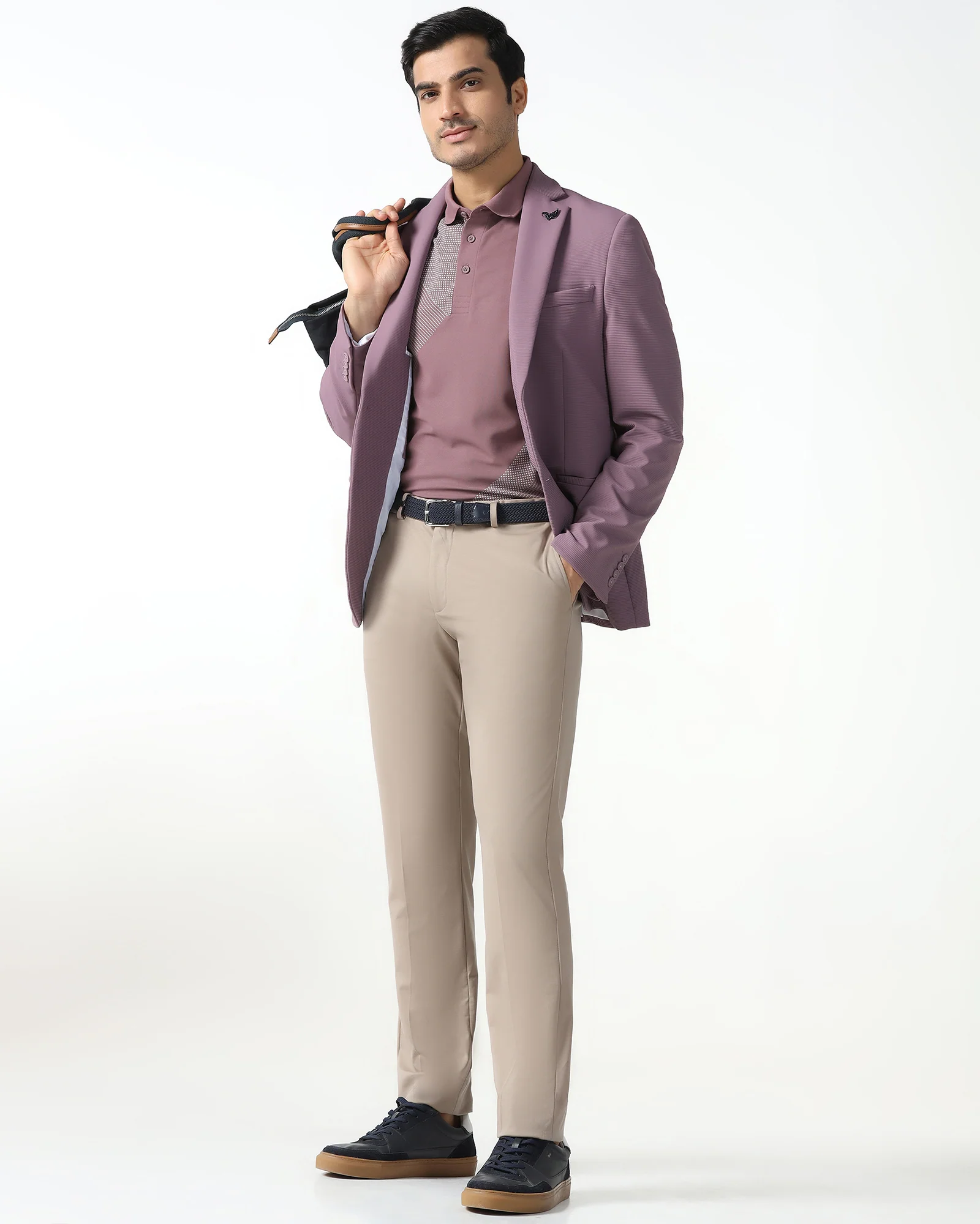 Pink TechPro Stripe Blazer - Fiesta - Image 7