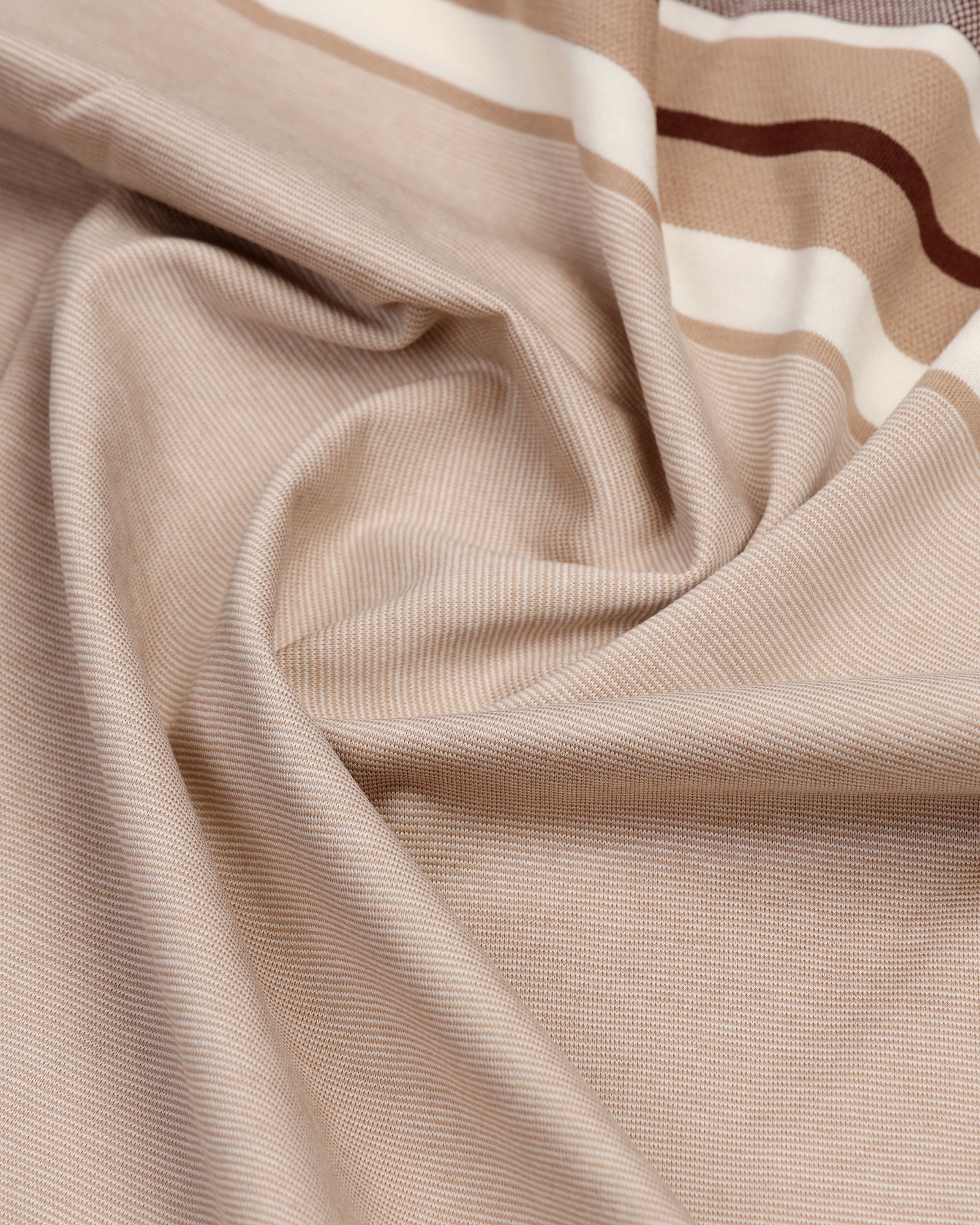 Polo Beige Stripe T-Shirt - Bella - Image 6