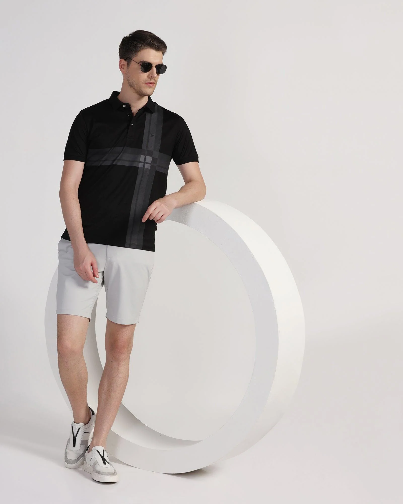 Polo Black Printed T-Shirt - Jaime - Image 7