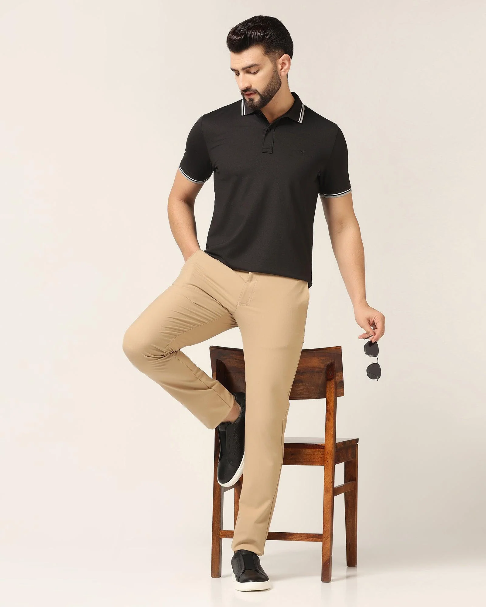 Polo Black Solid T-Shirt - Walter - Image 7