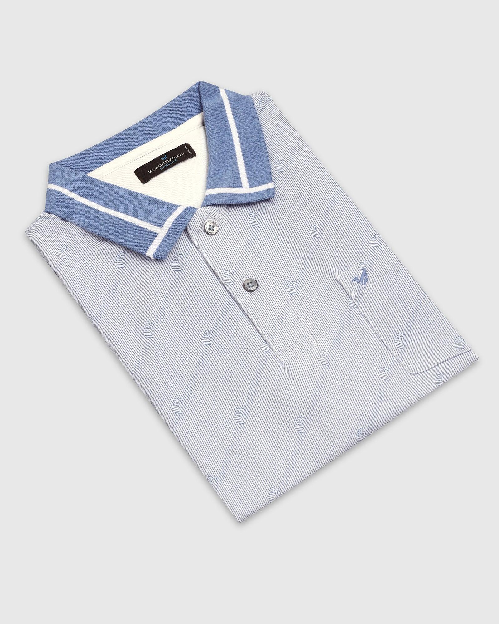 Polo Blue Printed T-Shirt - Nit - Image 5