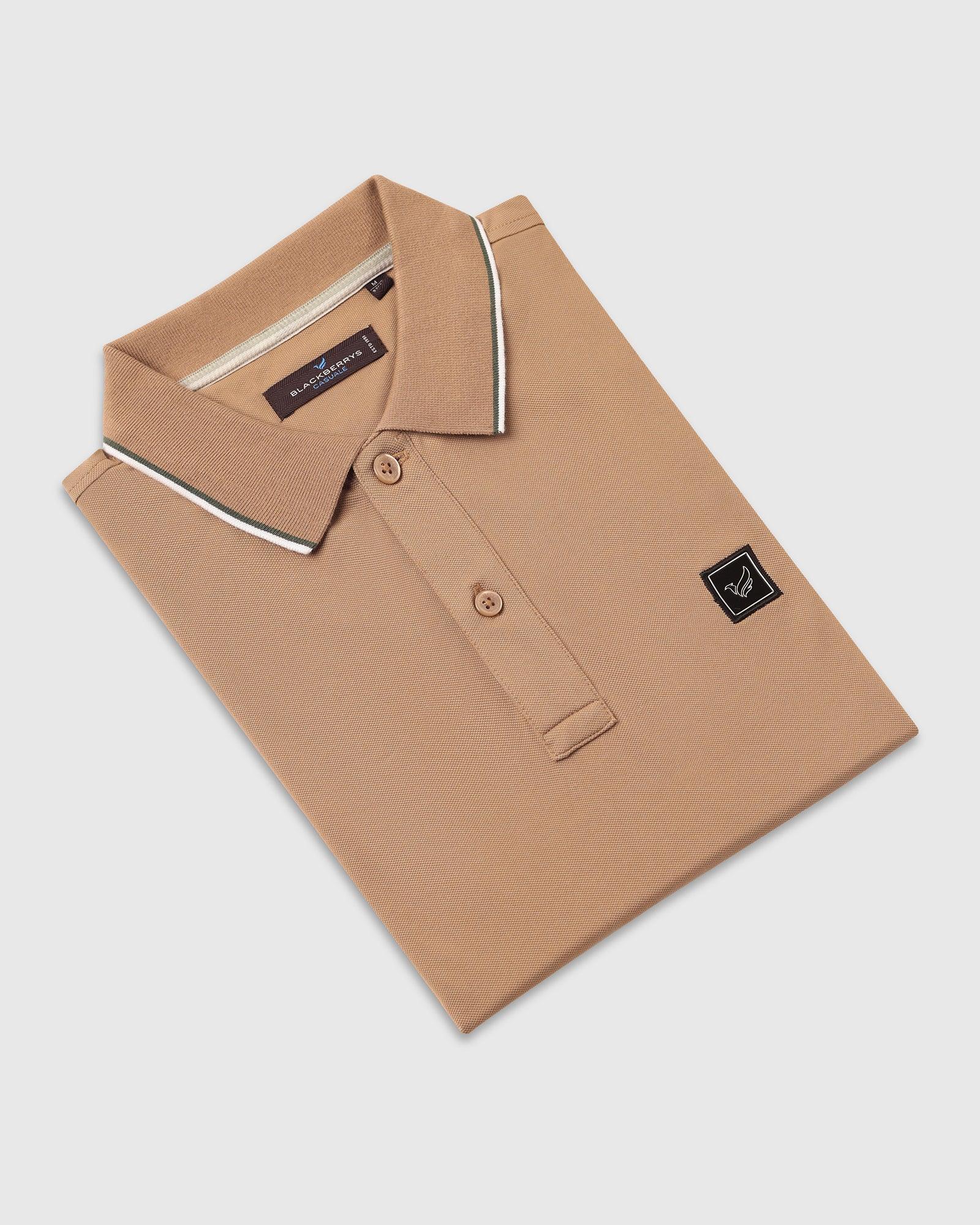 Polo Camel Solid T-Shirt - Andro - Image 5