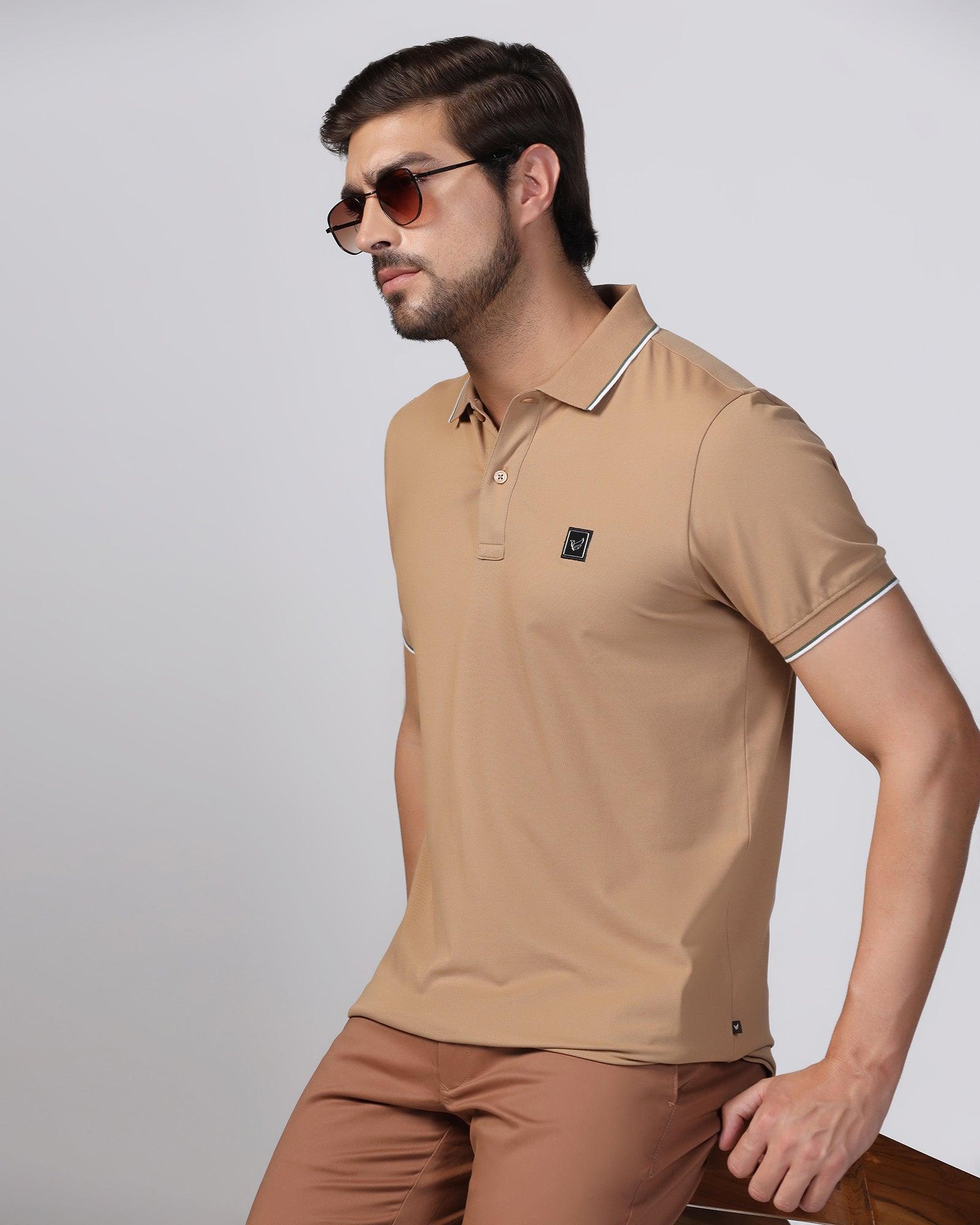 Polo Camel Solid T-Shirt - Andro - Image 7