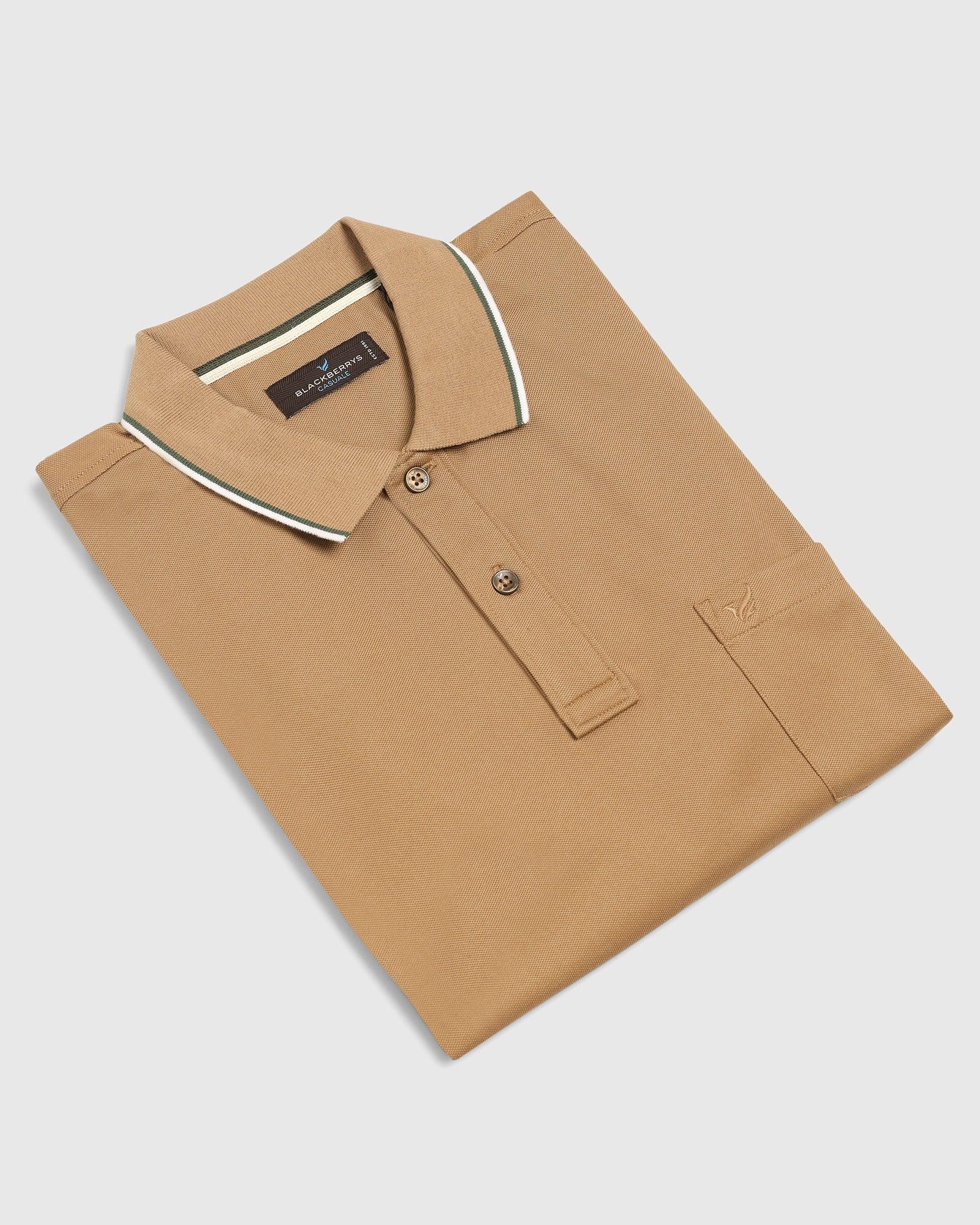 Polo Camel Solid T-Shirt - Andro - Image 5