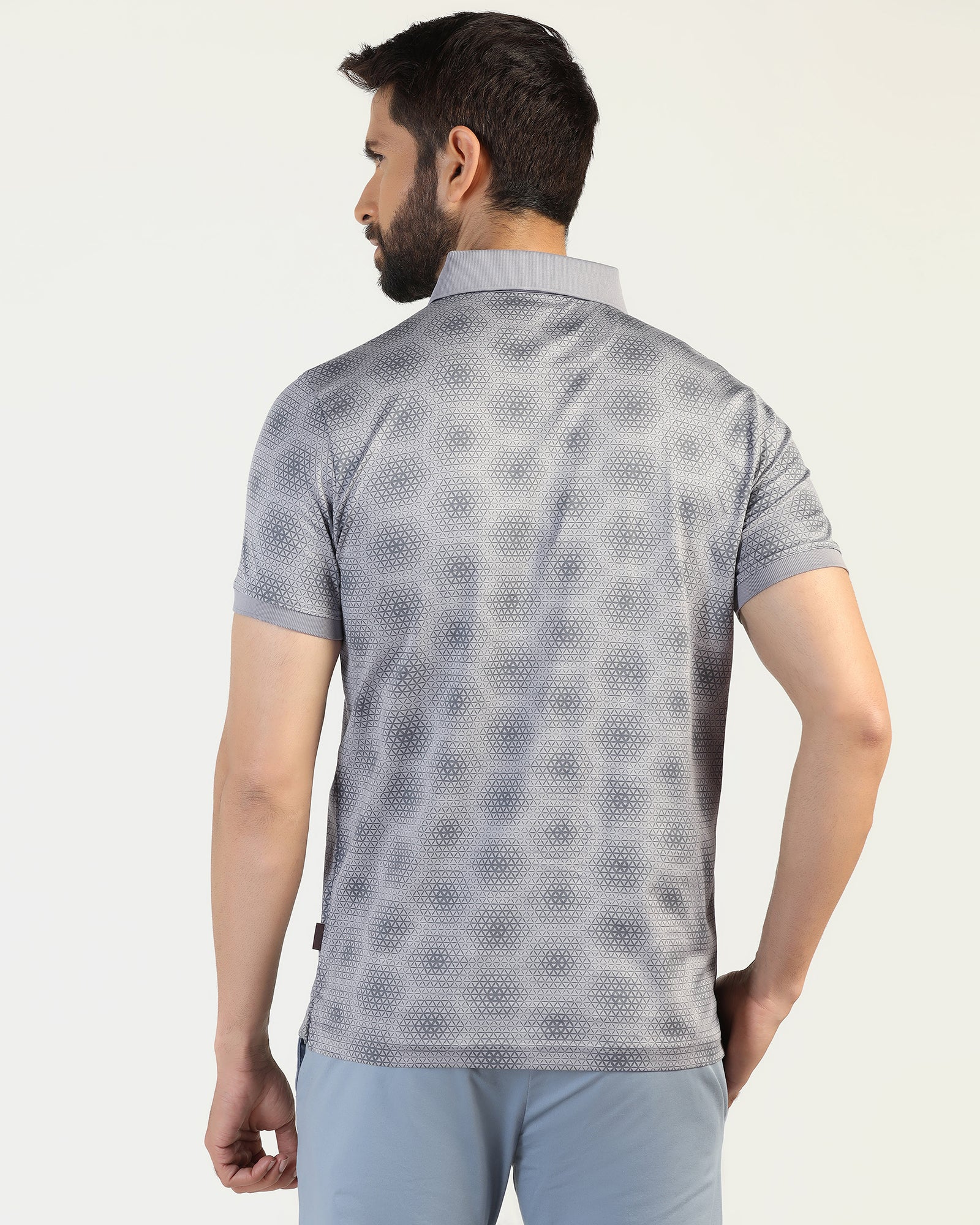 Polo Grey Printed T-Shirt - Hex - Image 2
