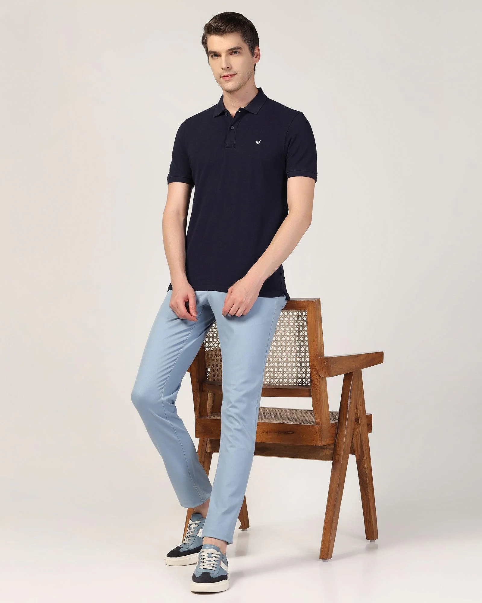 Polo Navy Solid T-Shirt - Essen - Image 6